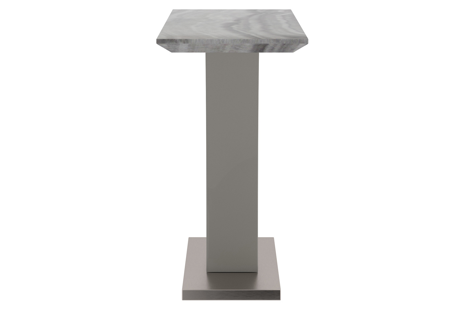 Worldwide - Napoli Console Table in Light Gray