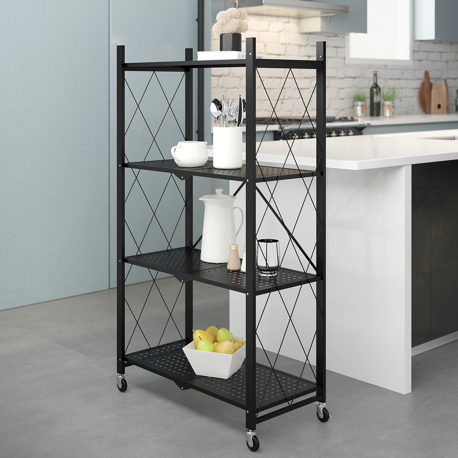 Worldwide - Quby 5-Tier Folding Shelf