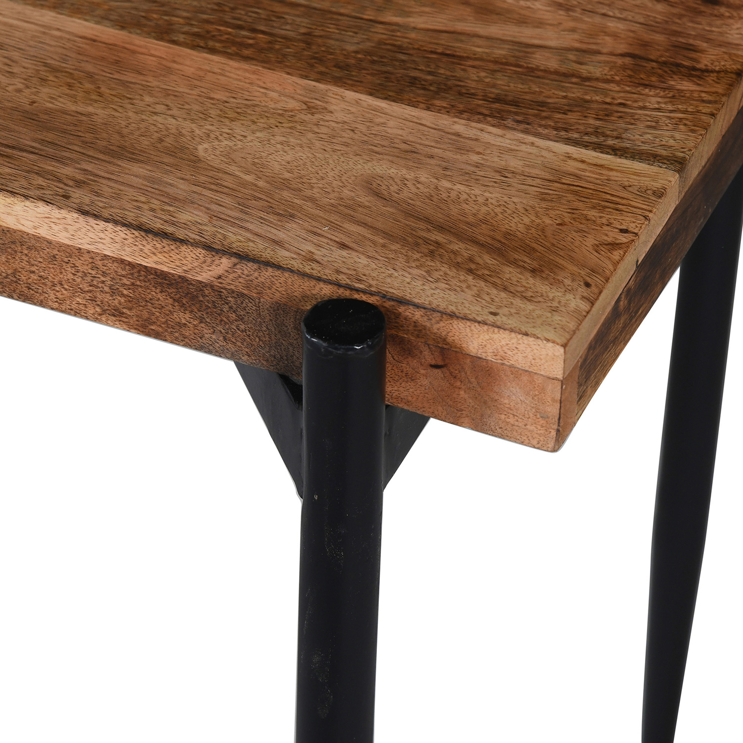 Worldwide Navid Desk - Natural Burnt/Black