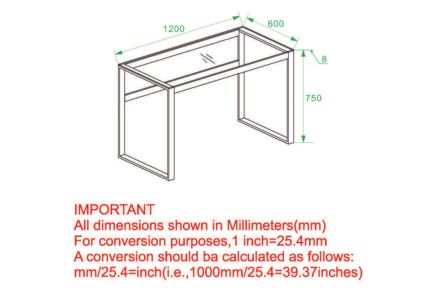 Worldwide - Zevon Desk in Silver