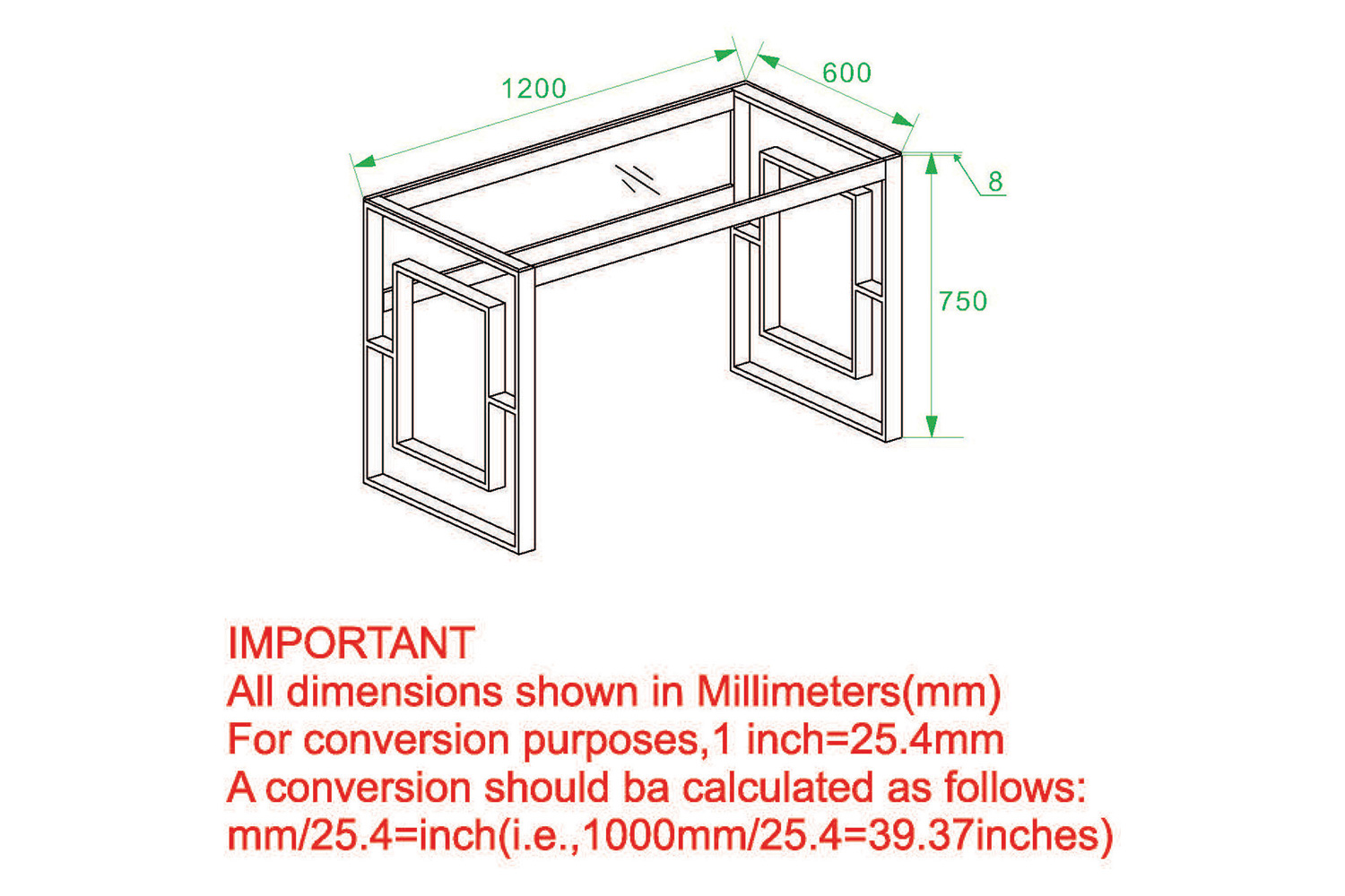 Worldwide Eros Desk - Silver