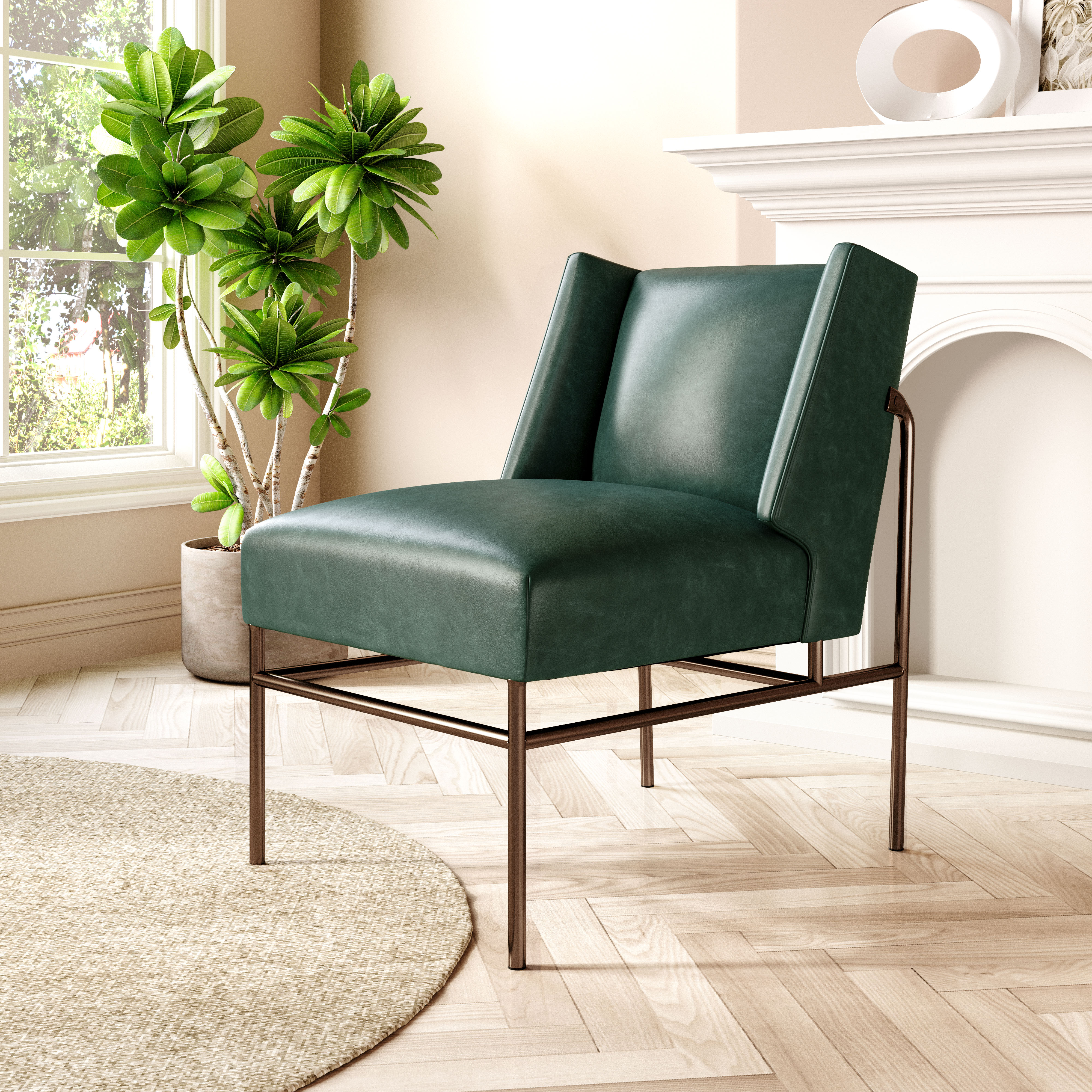 ZUO™ Atlanta Accent Chair - Green