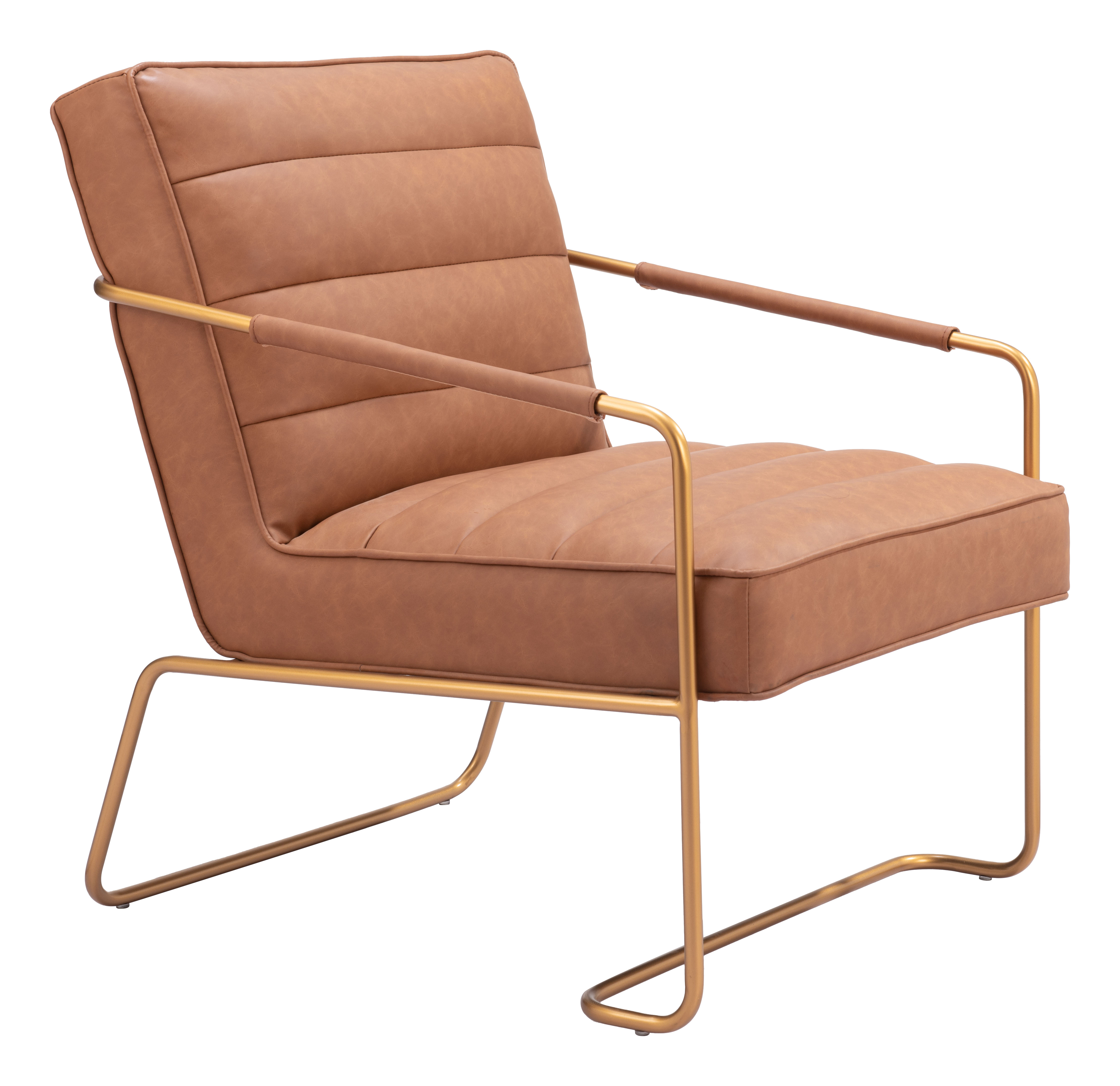 ZUO™ Dallas Accent Chair - Vintage Brown