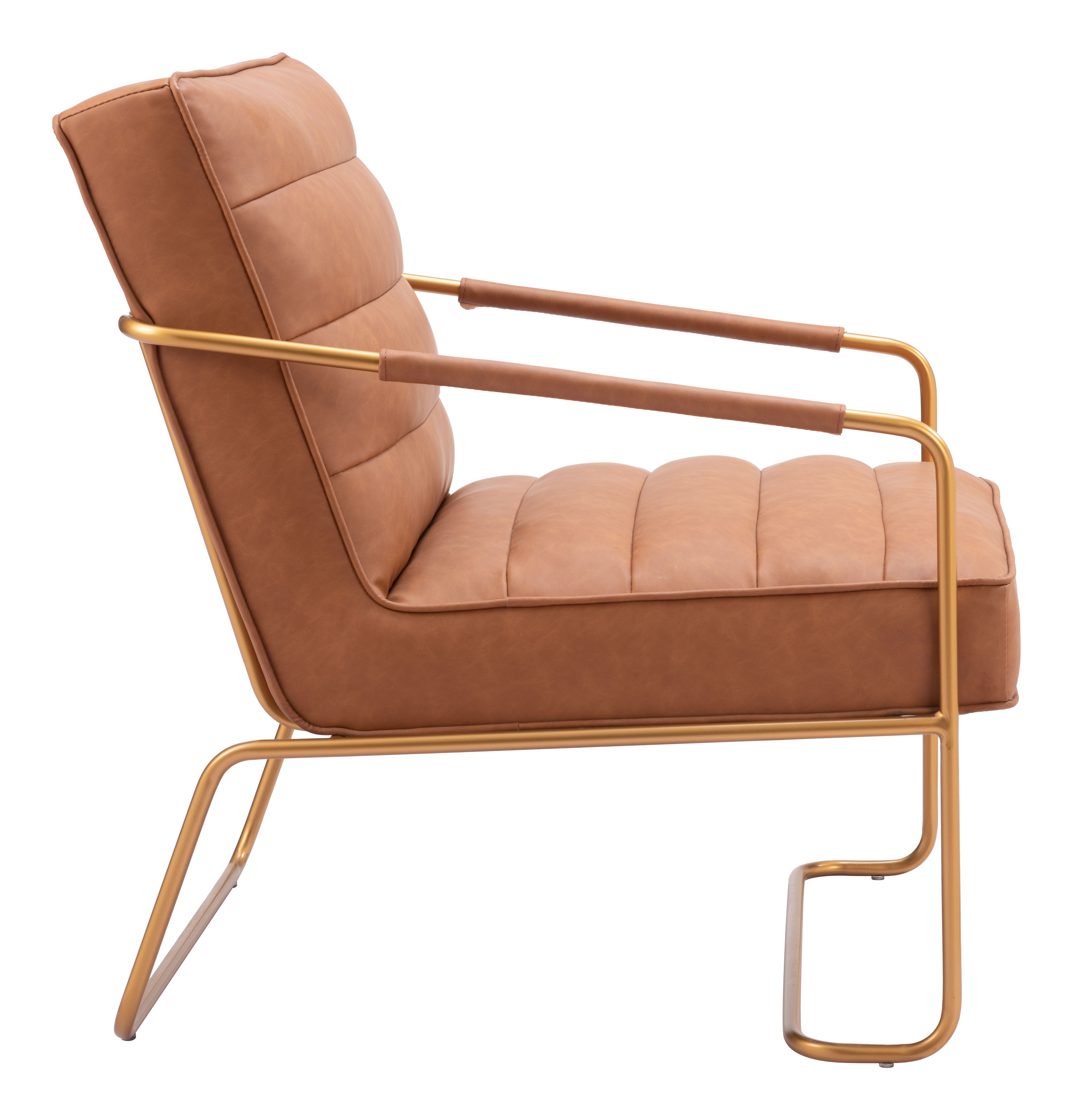 ZUO™ Dallas Accent Chair - Vintage Brown