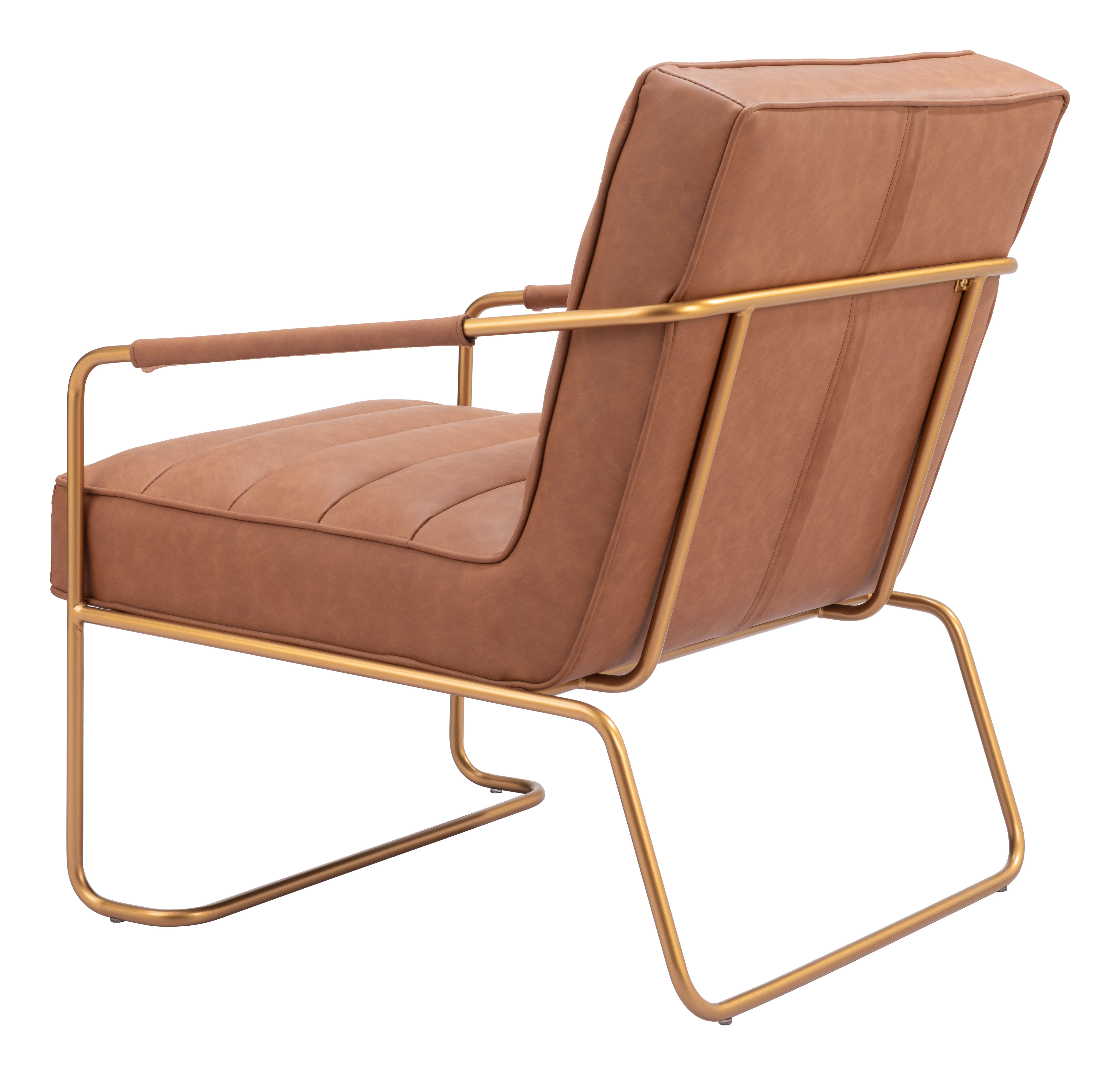 ZUO™ Dallas Accent Chair - Vintage Brown