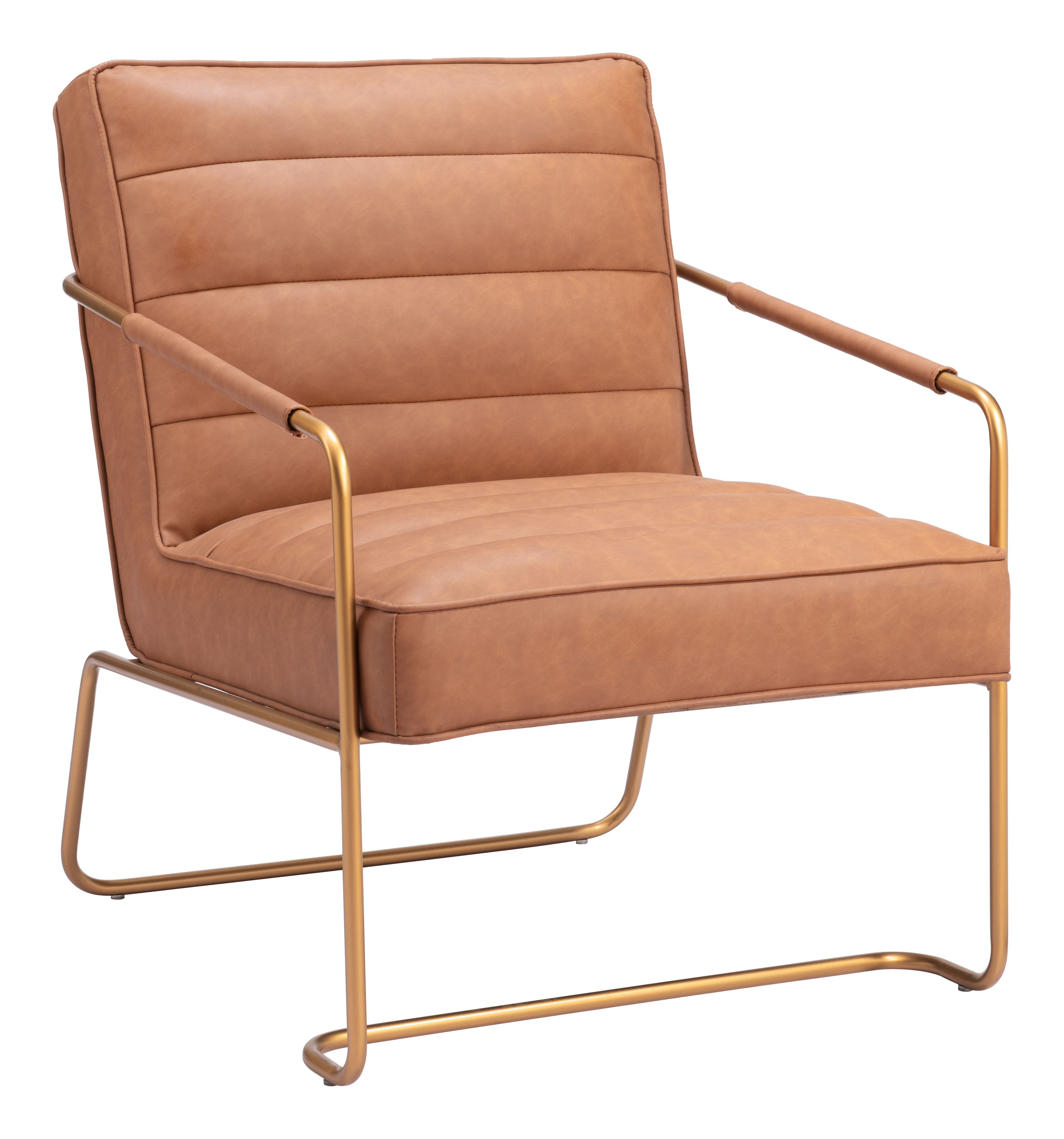 ZUO™ Dallas Accent Chair - Vintage Brown