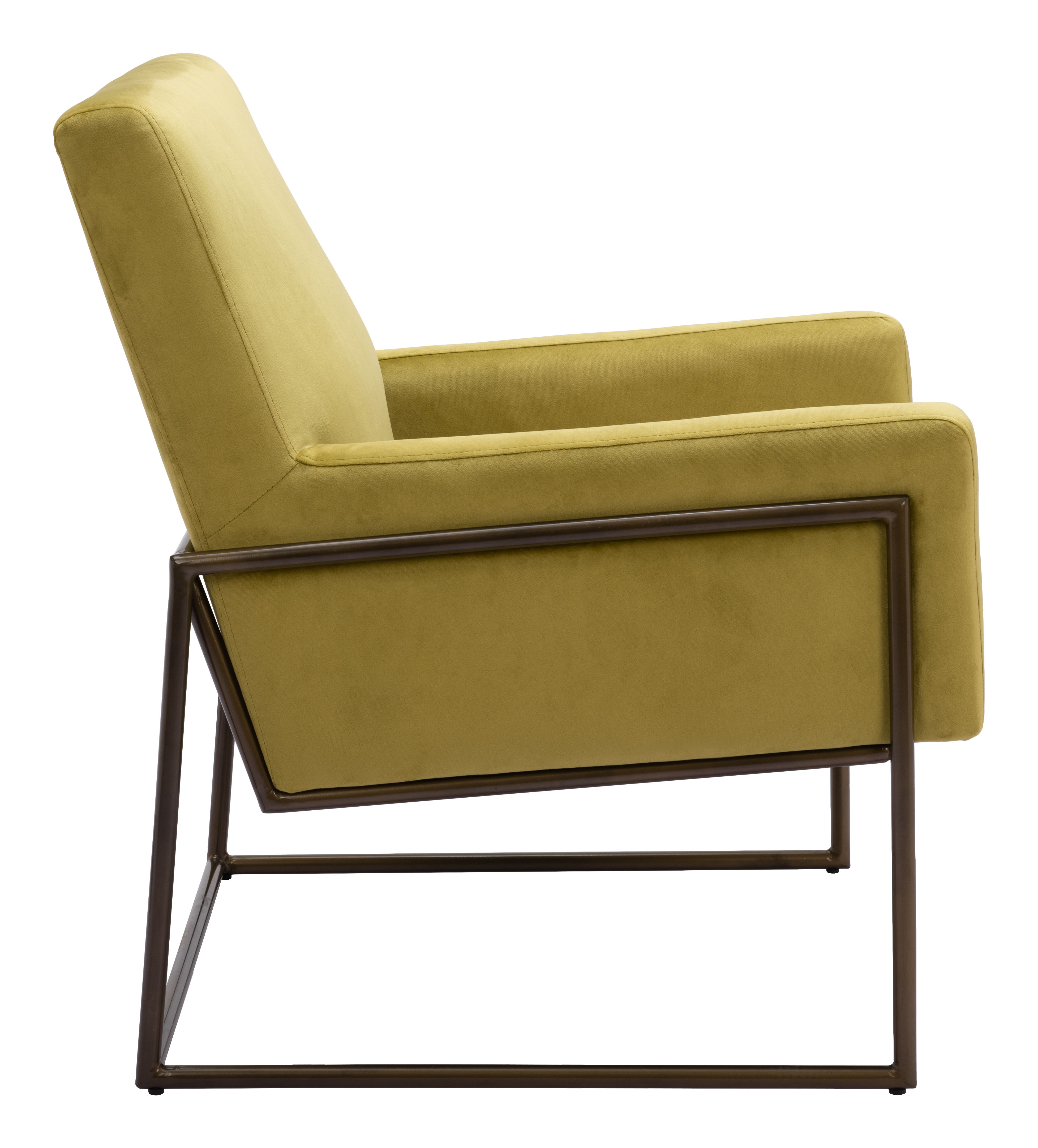 ZUO™ New Accent Chair - Olive Green