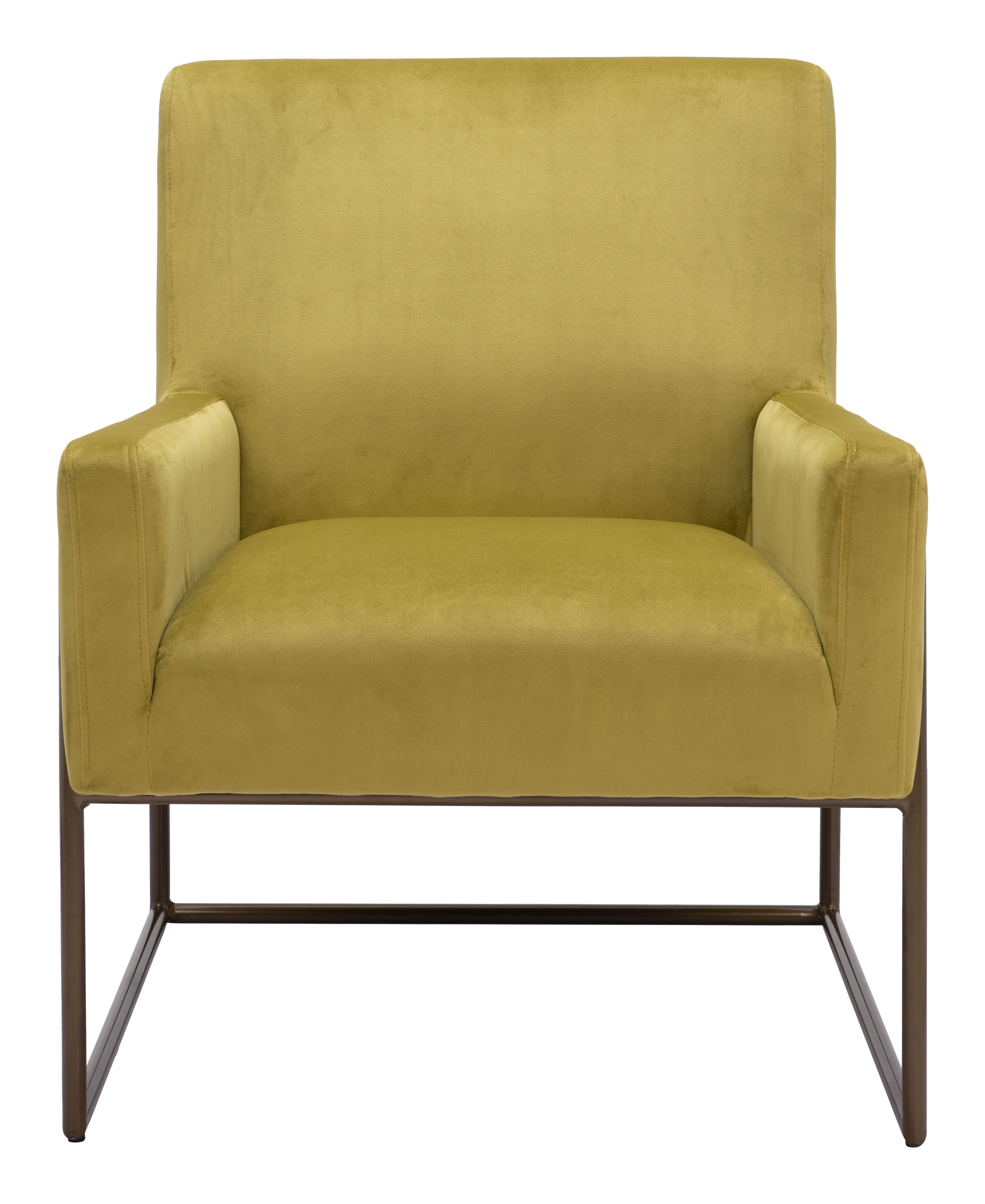 ZUO™ New Accent Chair - Olive Green