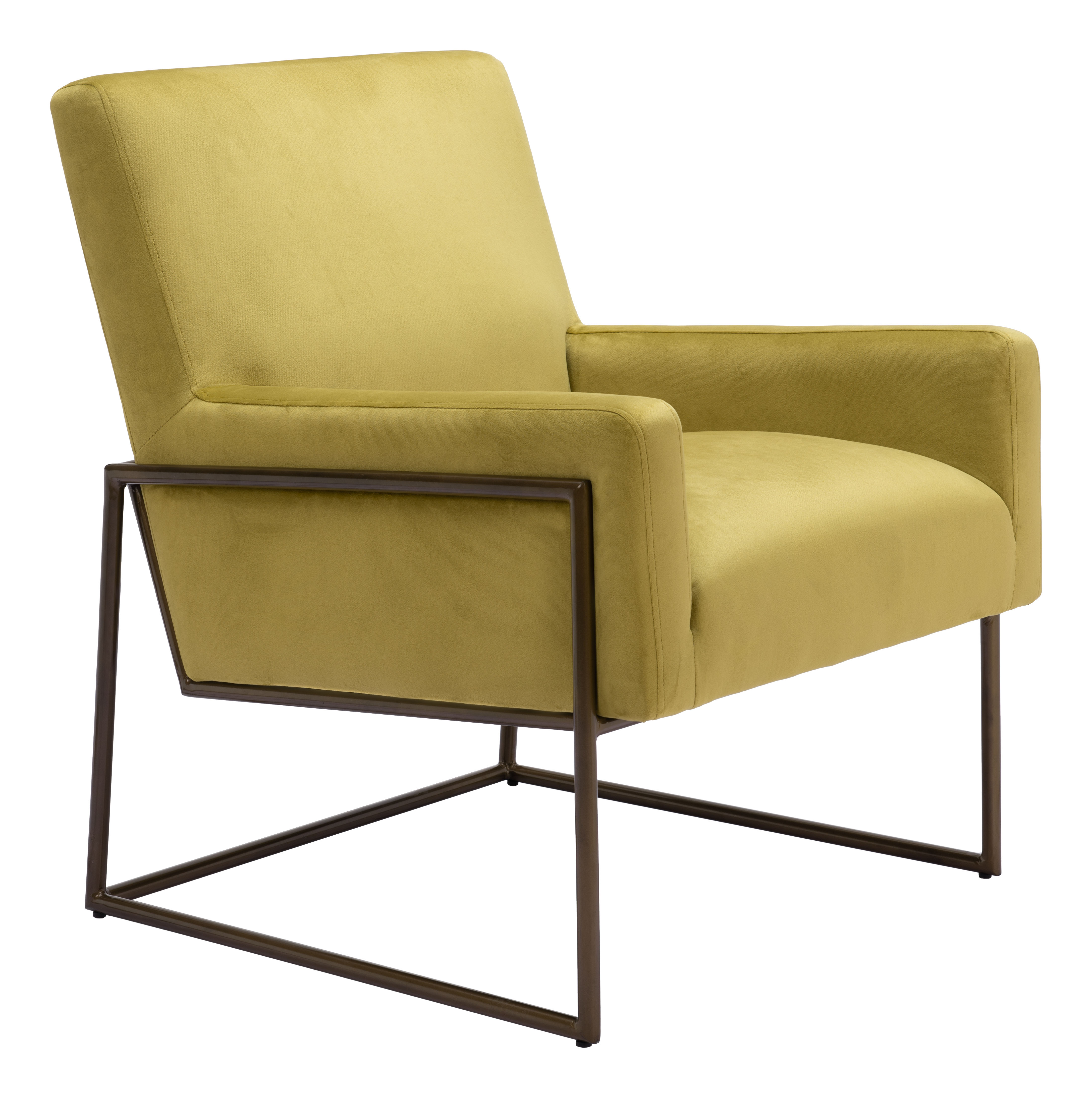 ZUO™ New Accent Chair - Olive Green