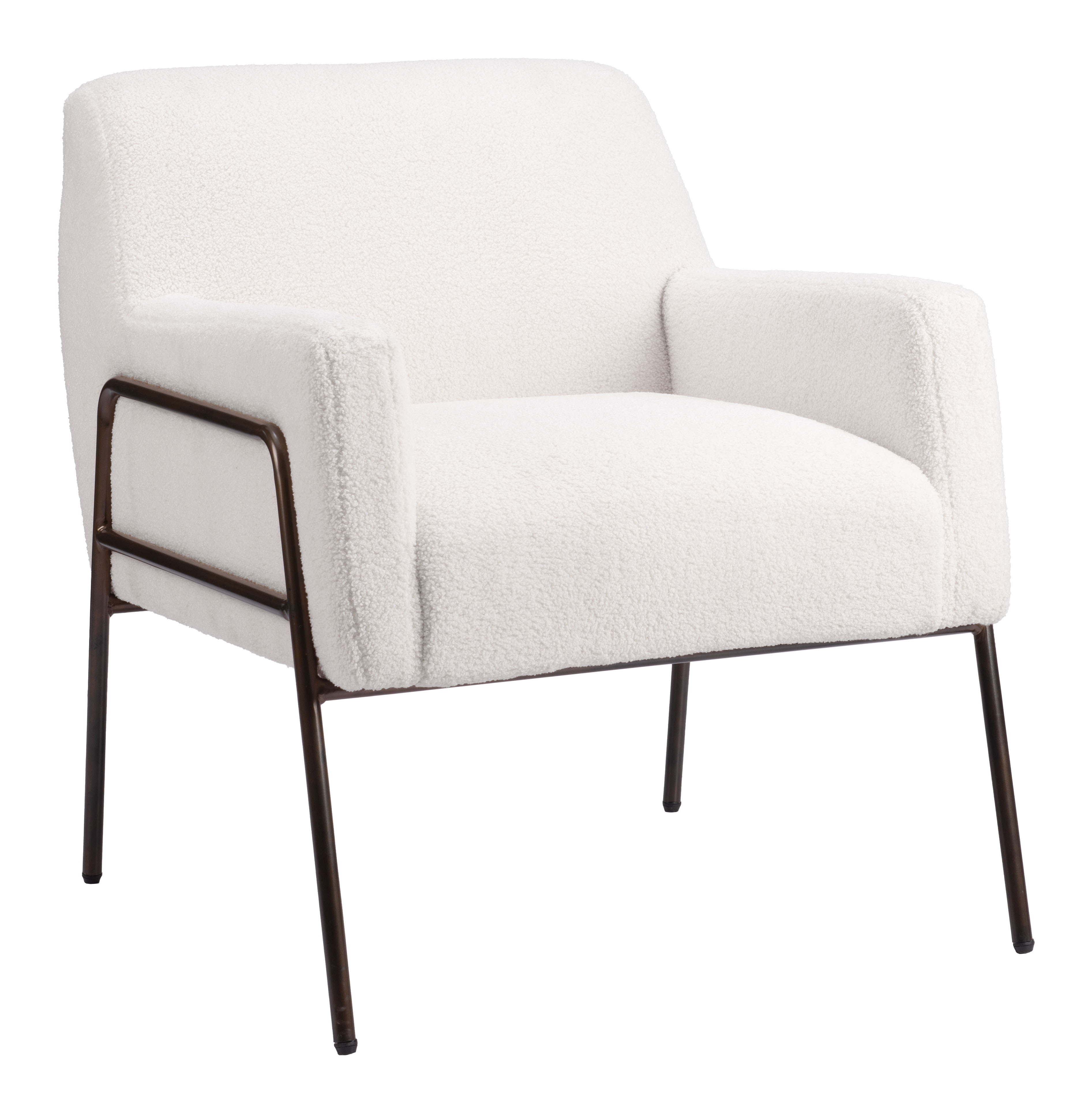 ZUO Charleston Accent Chair - Cream