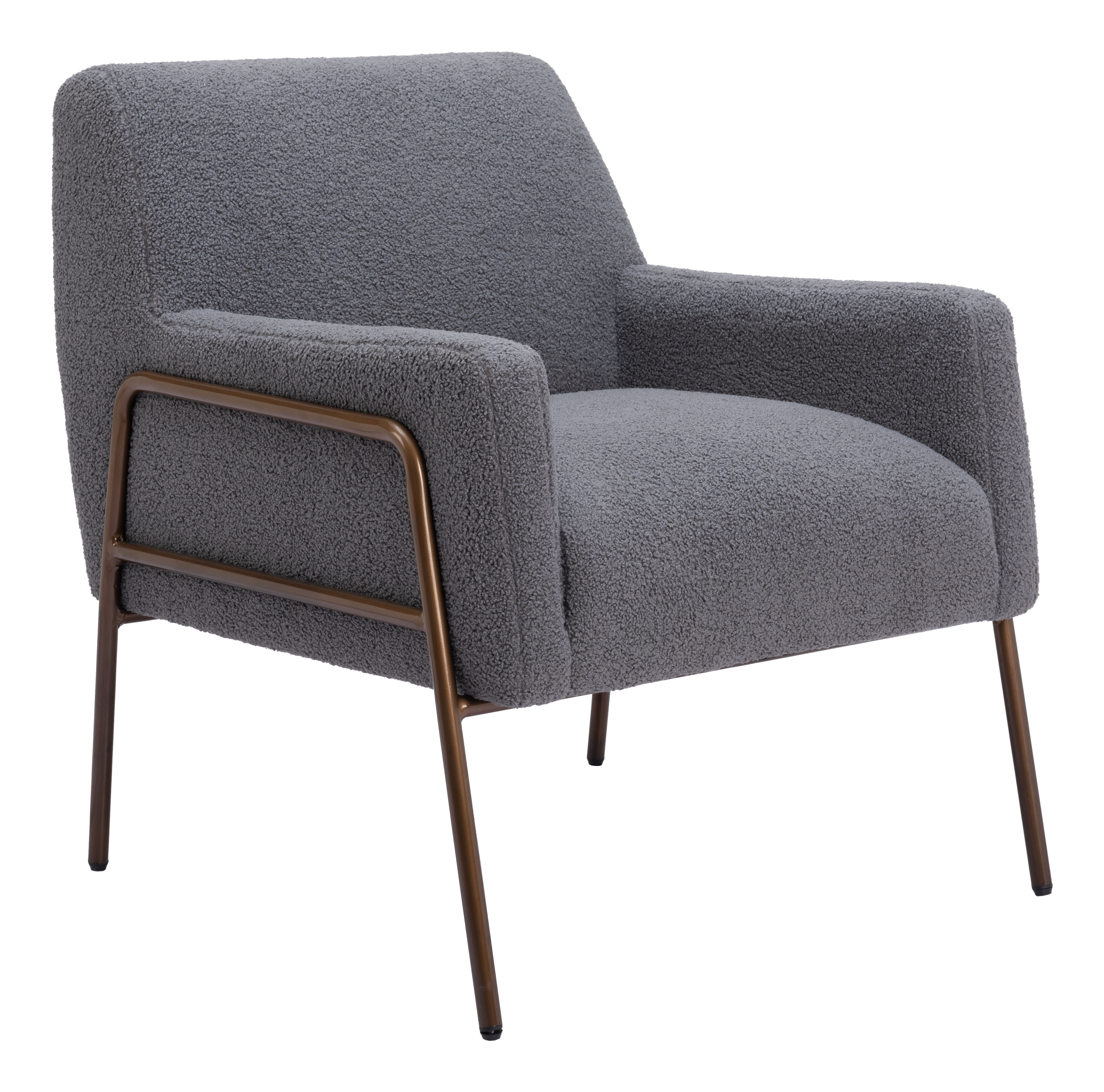 ZUO Charleston Accent Chair - Gray