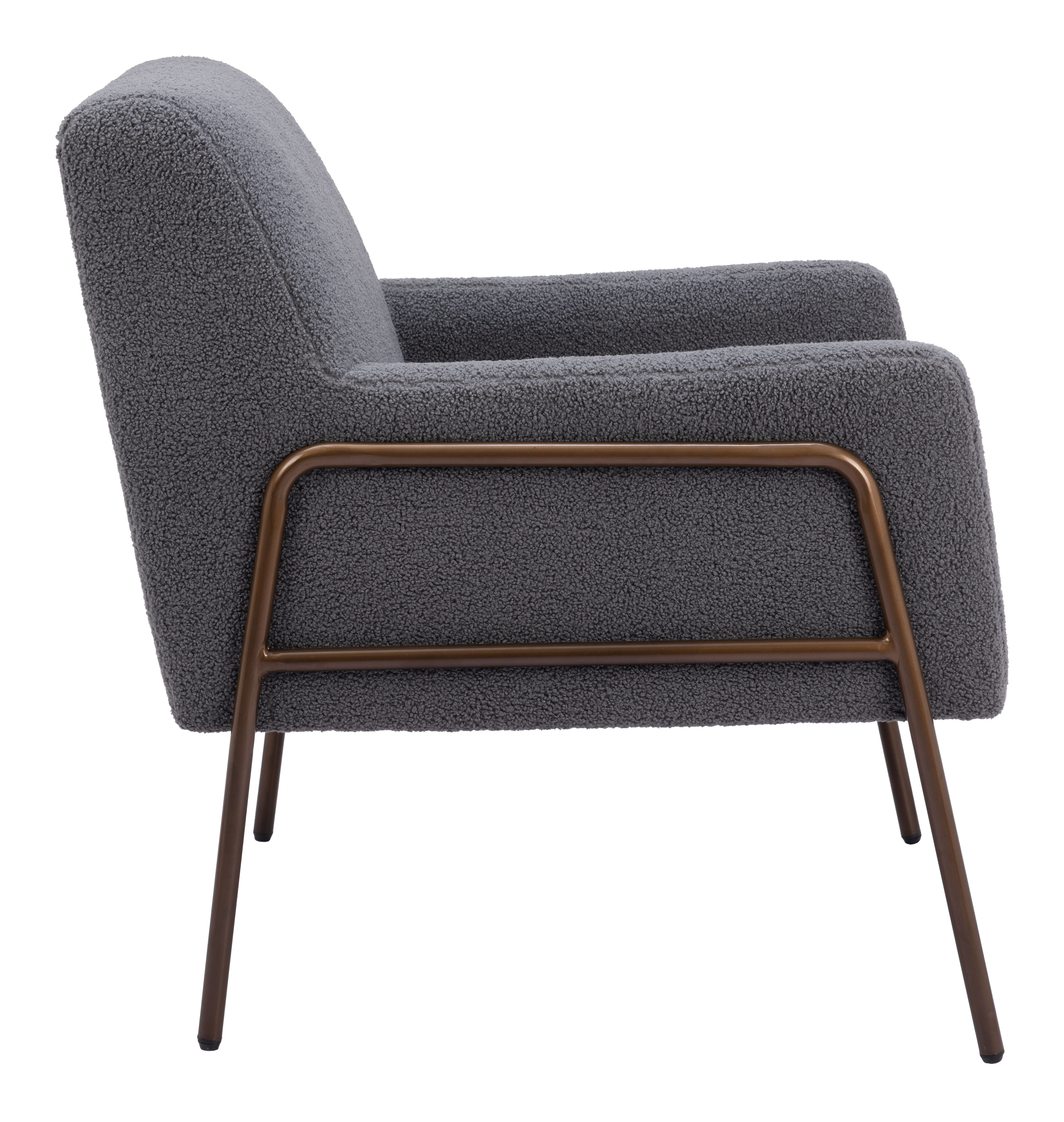 ZUO Charleston Accent Chair - Gray