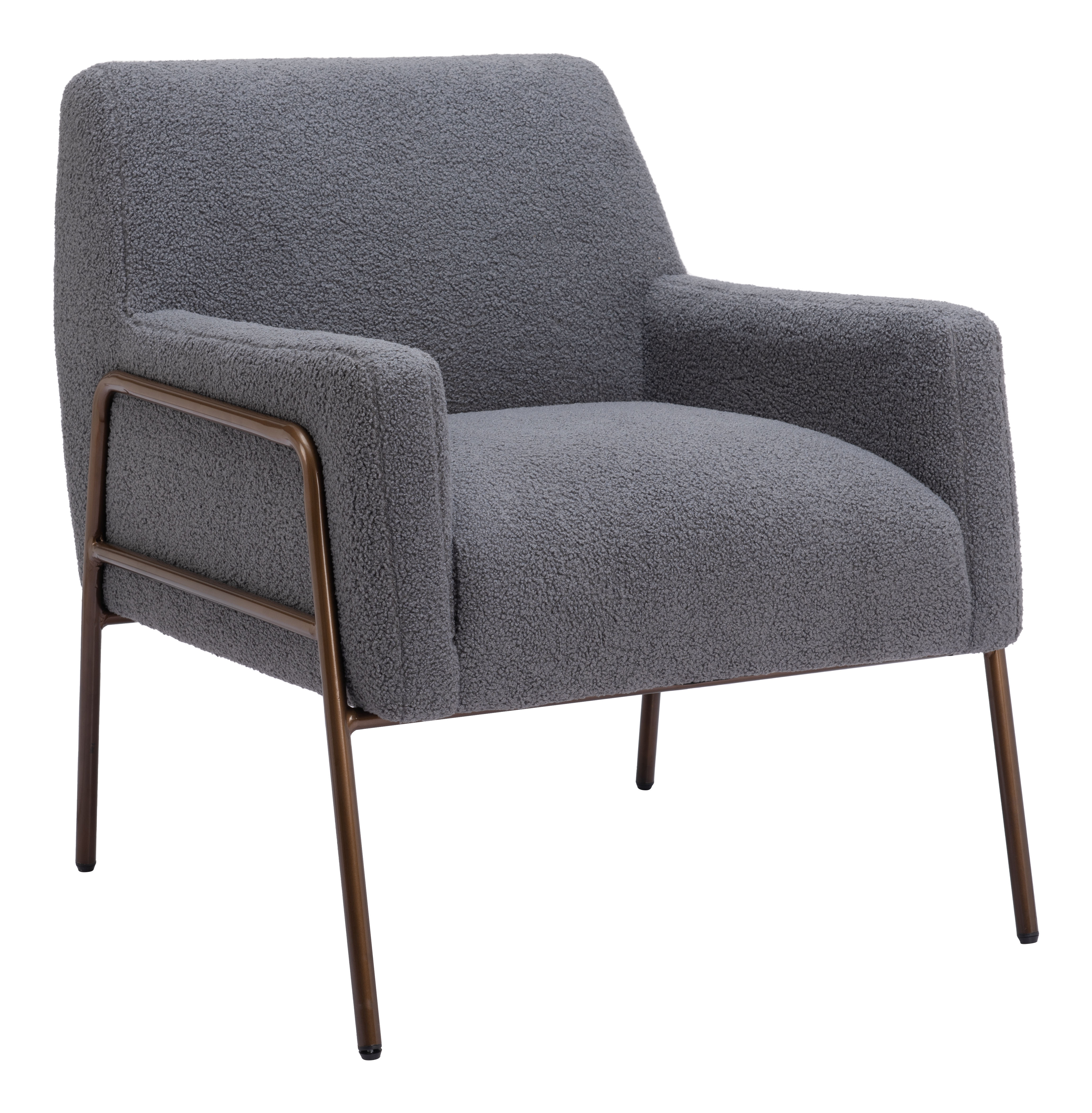 ZUO Charleston Accent Chair - Gray