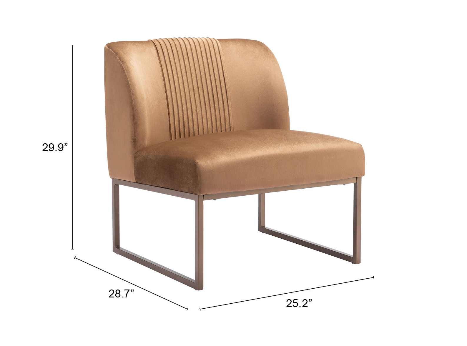 ZUO™ Sante Fe Accent Chair - Brown