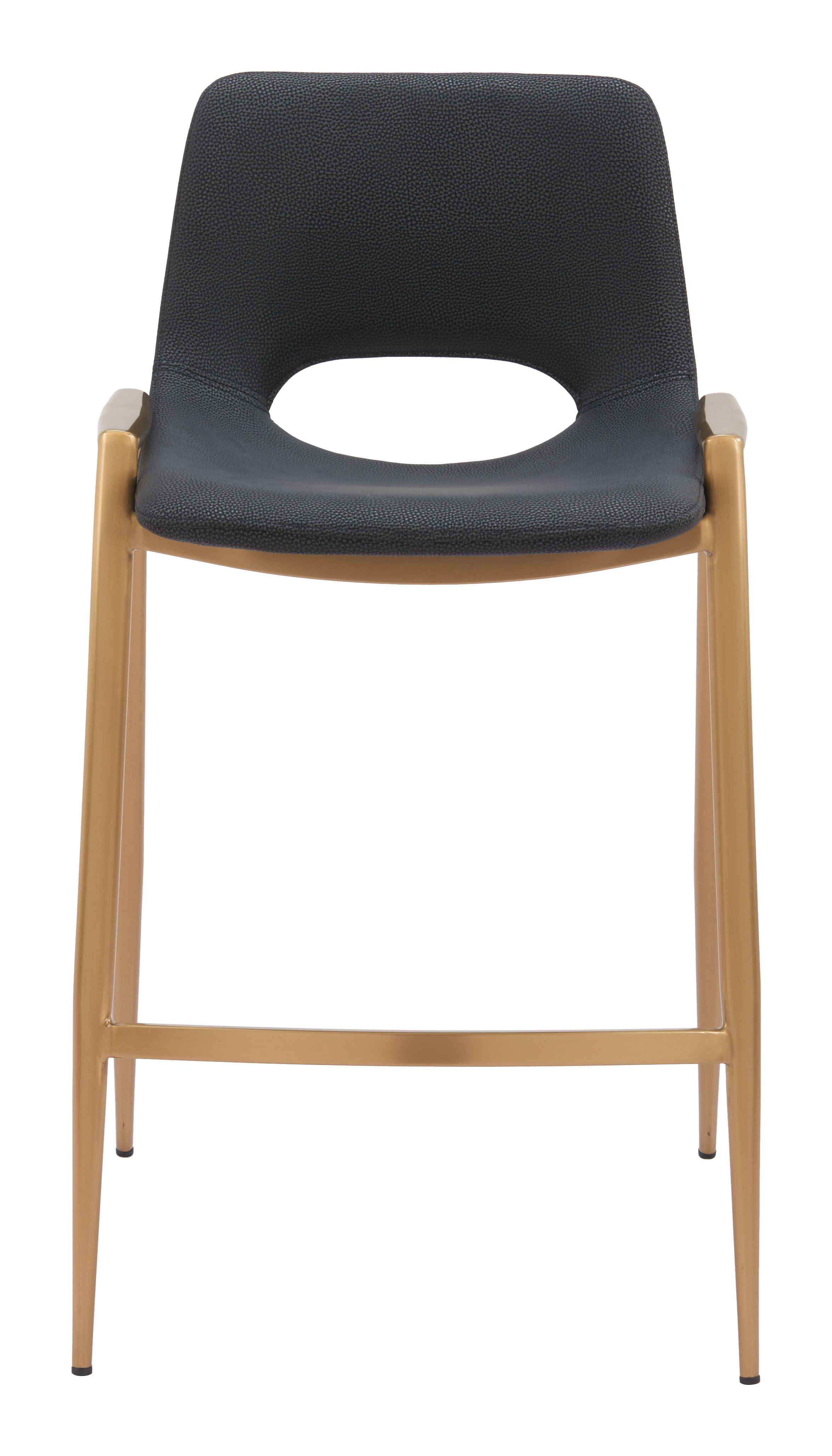 ZUO Desi Counter Stool (Set of 2) - Black/Gold