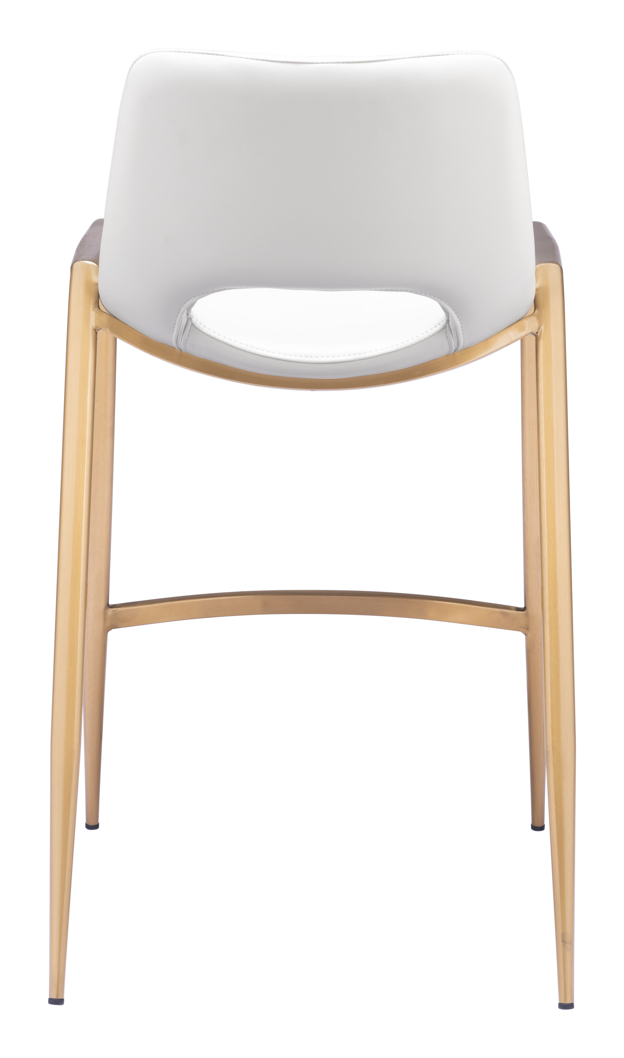 ZUO Desi Counter Stool (Set of 2) - White/Gold