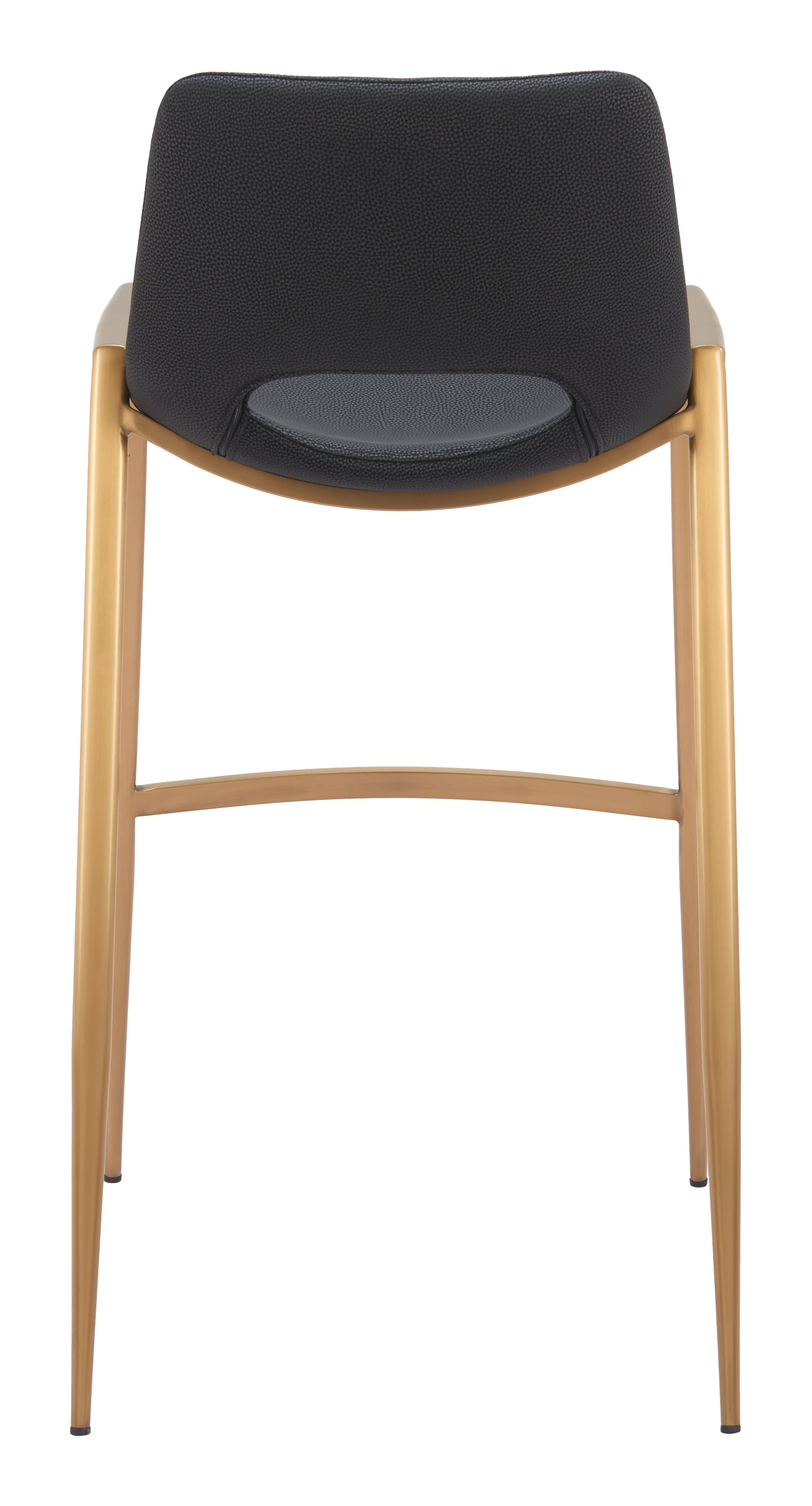 ZUO Desi Barstool (Set of 2) - Black/Gold