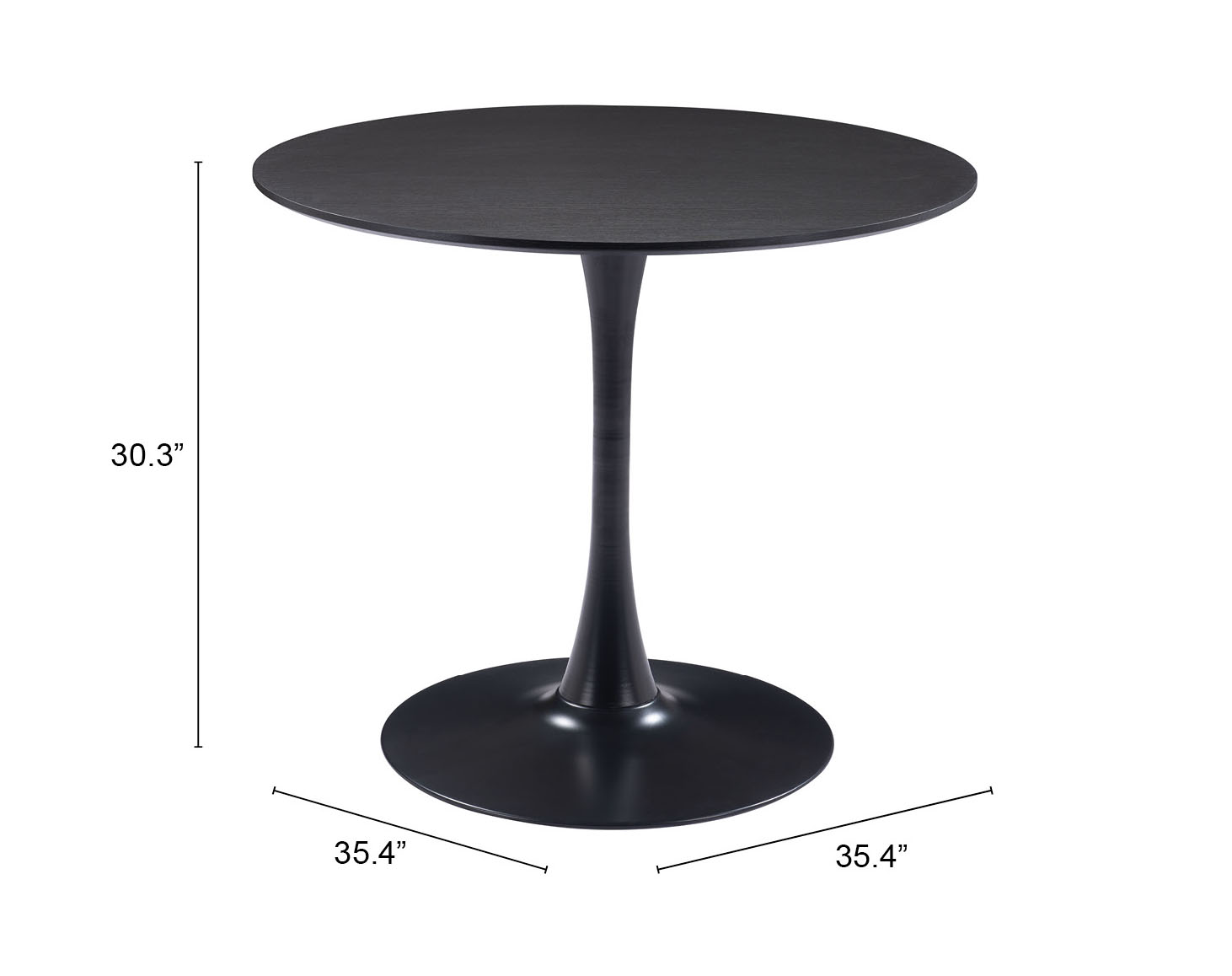 ZUO Opus Dining Table - Black