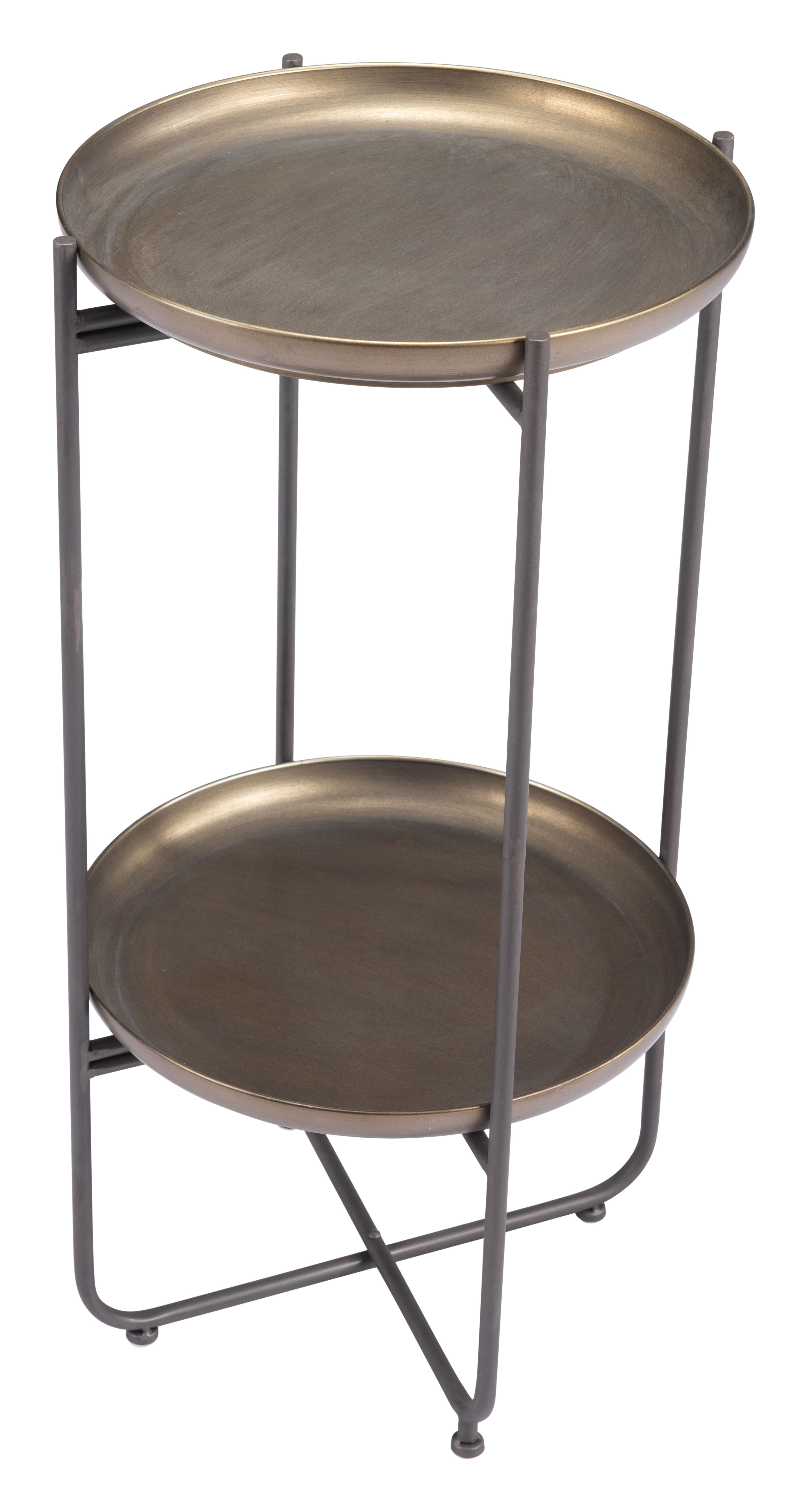 ZUO - Bronson Accent Table in Bronze