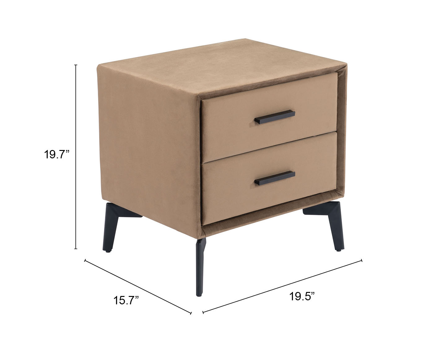 ZUO - Montana Side Table in Brown