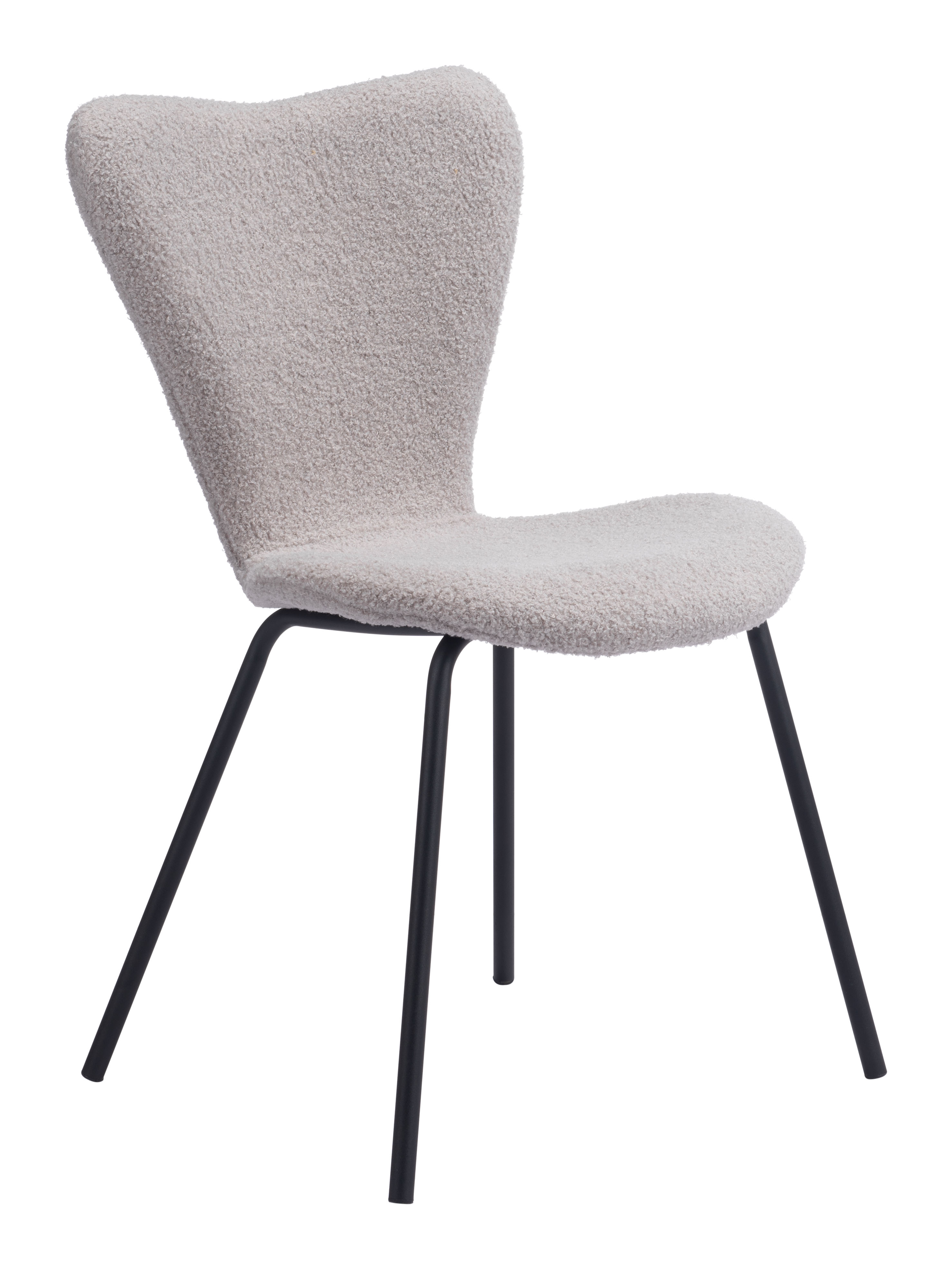 ZUO Thibideaux Dining Chair (Set of 2) - Light Gray