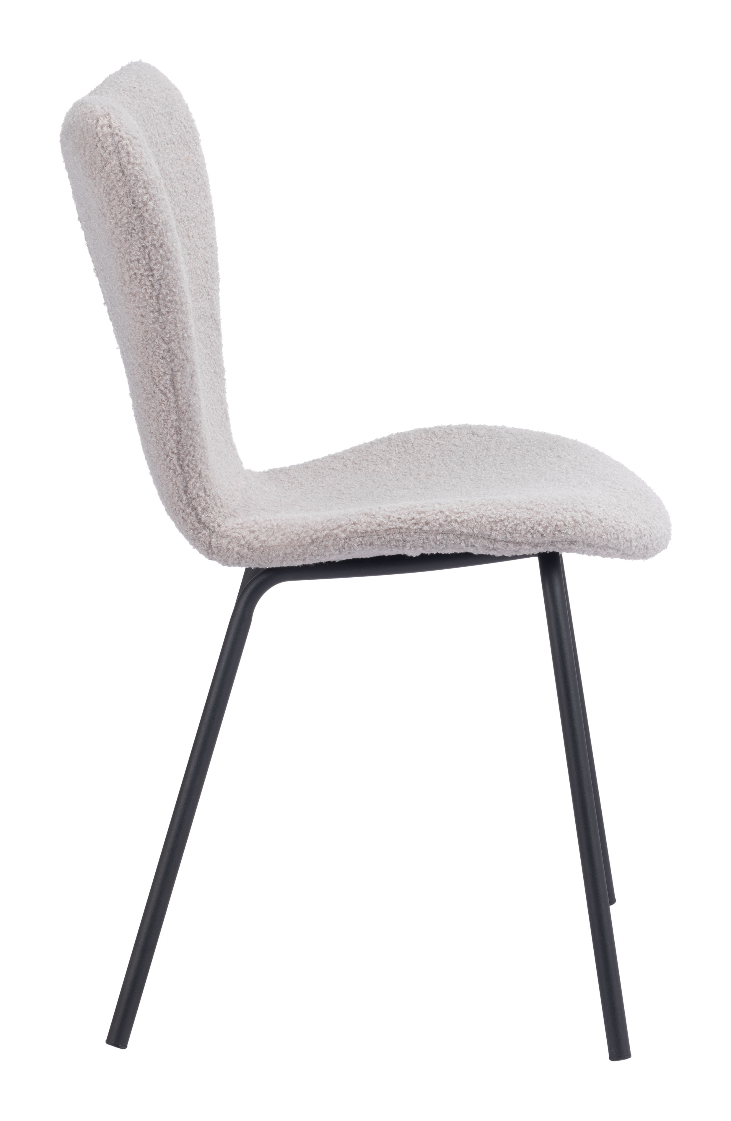 ZUO Thibideaux Dining Chair (Set of 2) - Light Gray