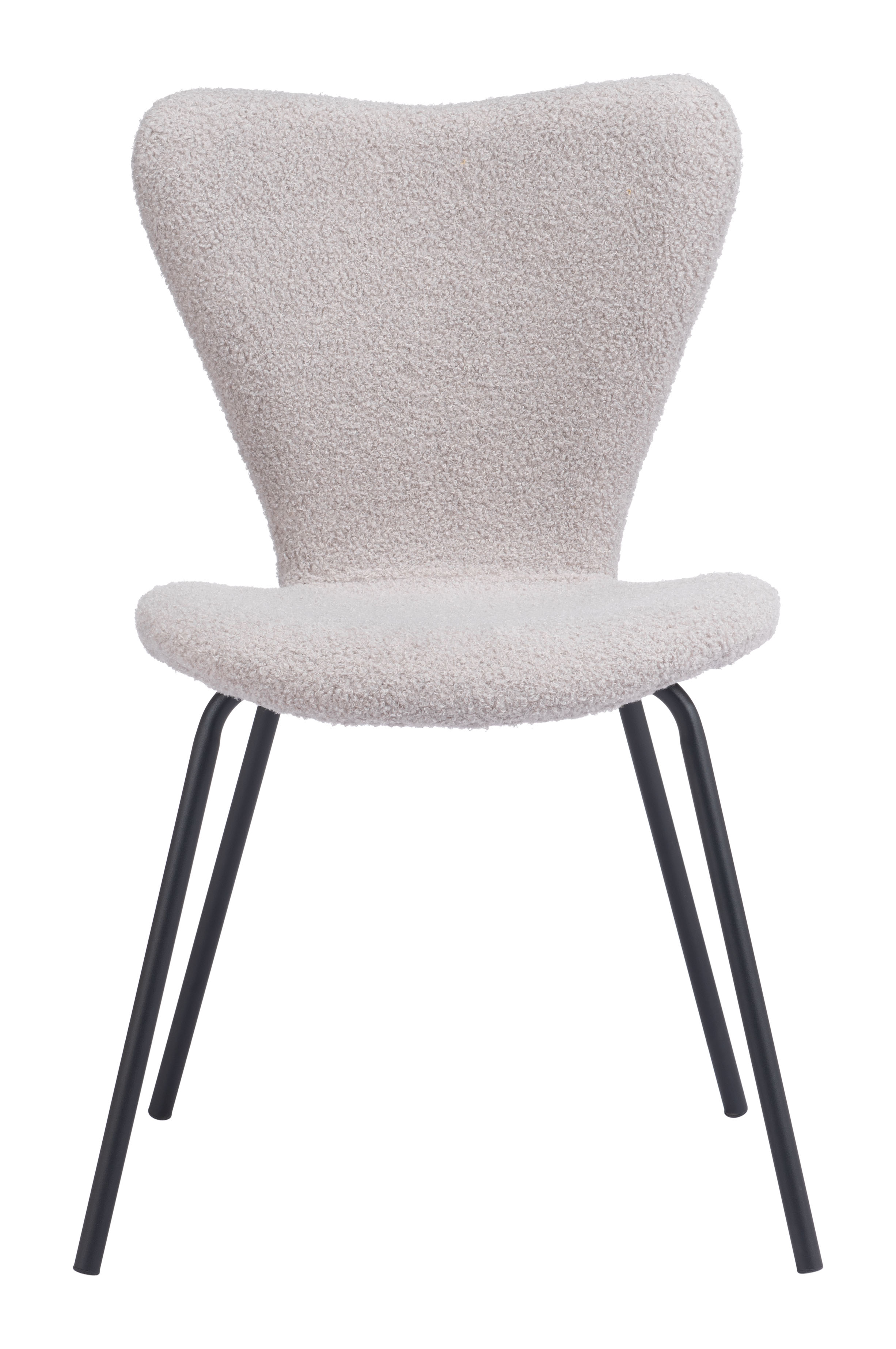 ZUO Thibideaux Dining Chair (Set of 2) - Light Gray