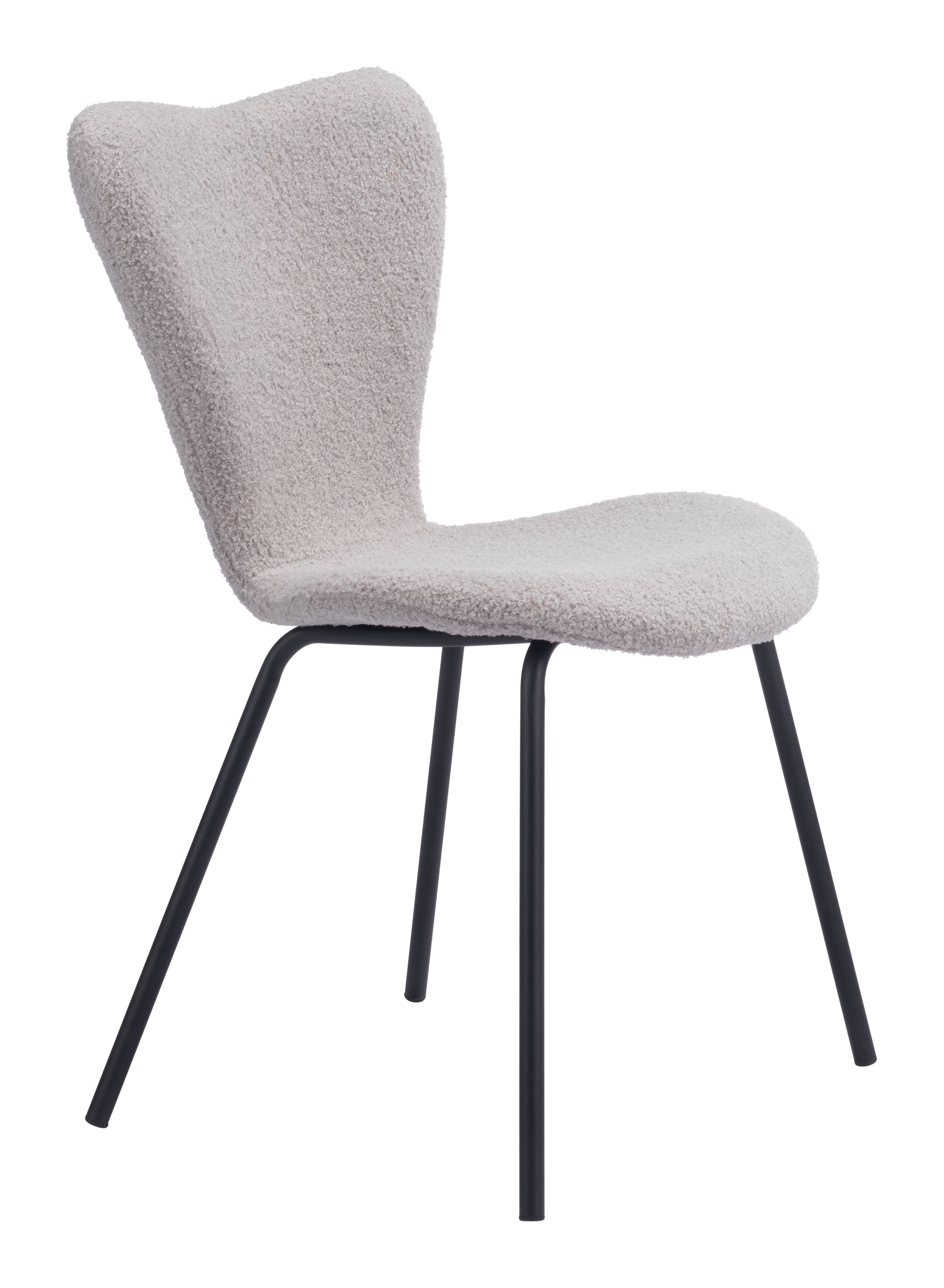 ZUO Thibideaux Dining Chair (Set of 2) - Light Gray