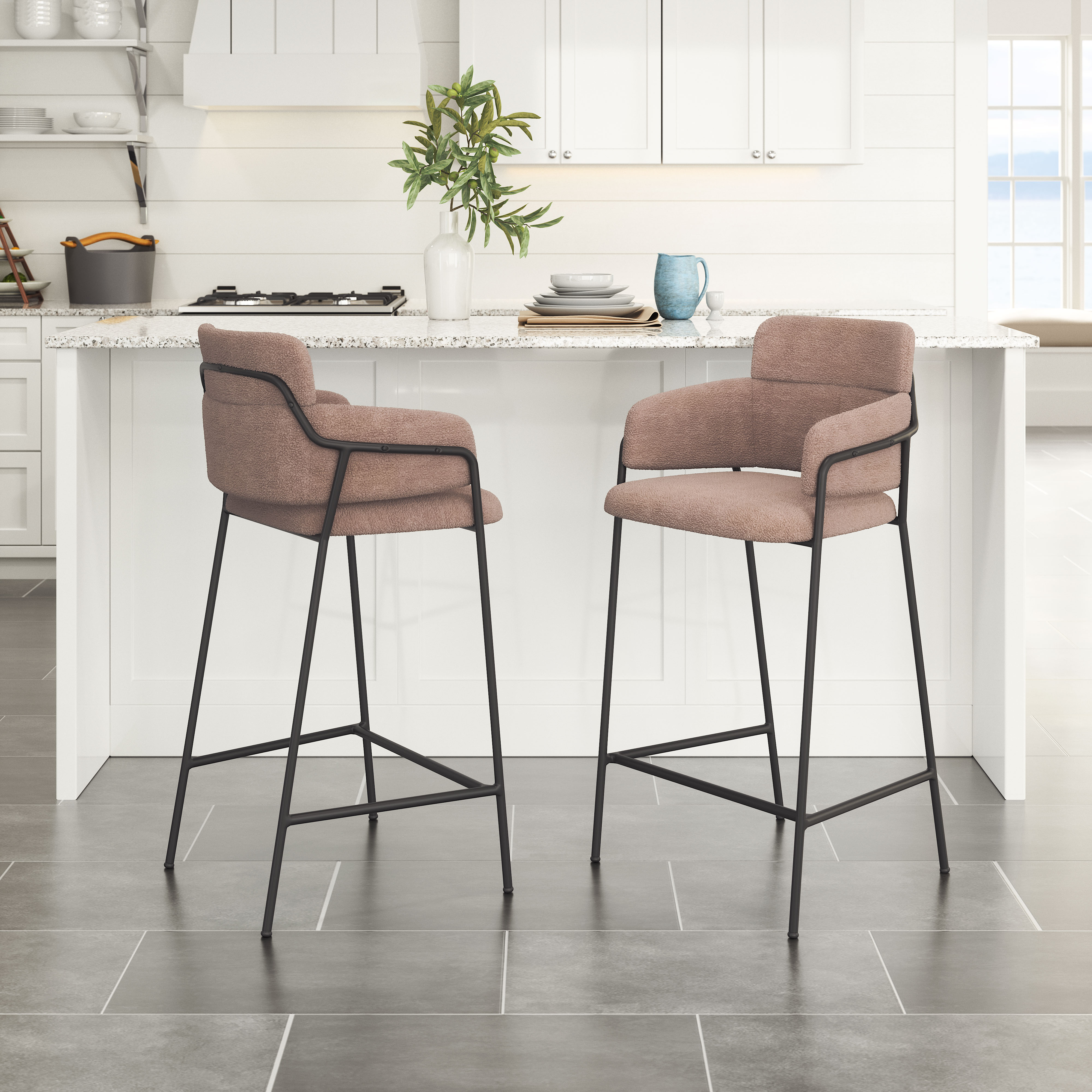 ZUO - Marcel Counter Stool (Set of 2)