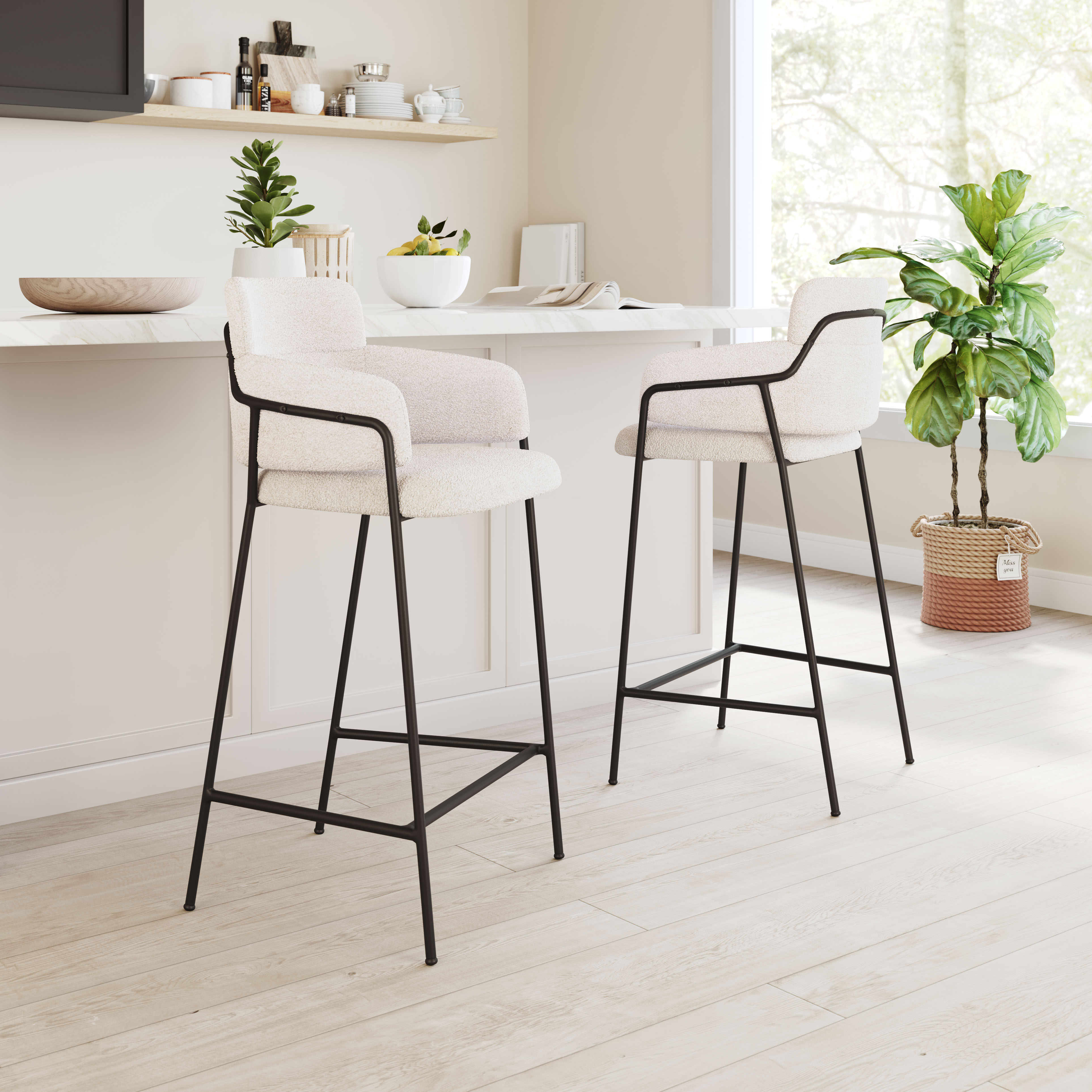 ZUO - Marcel Barstool (Set of 2)