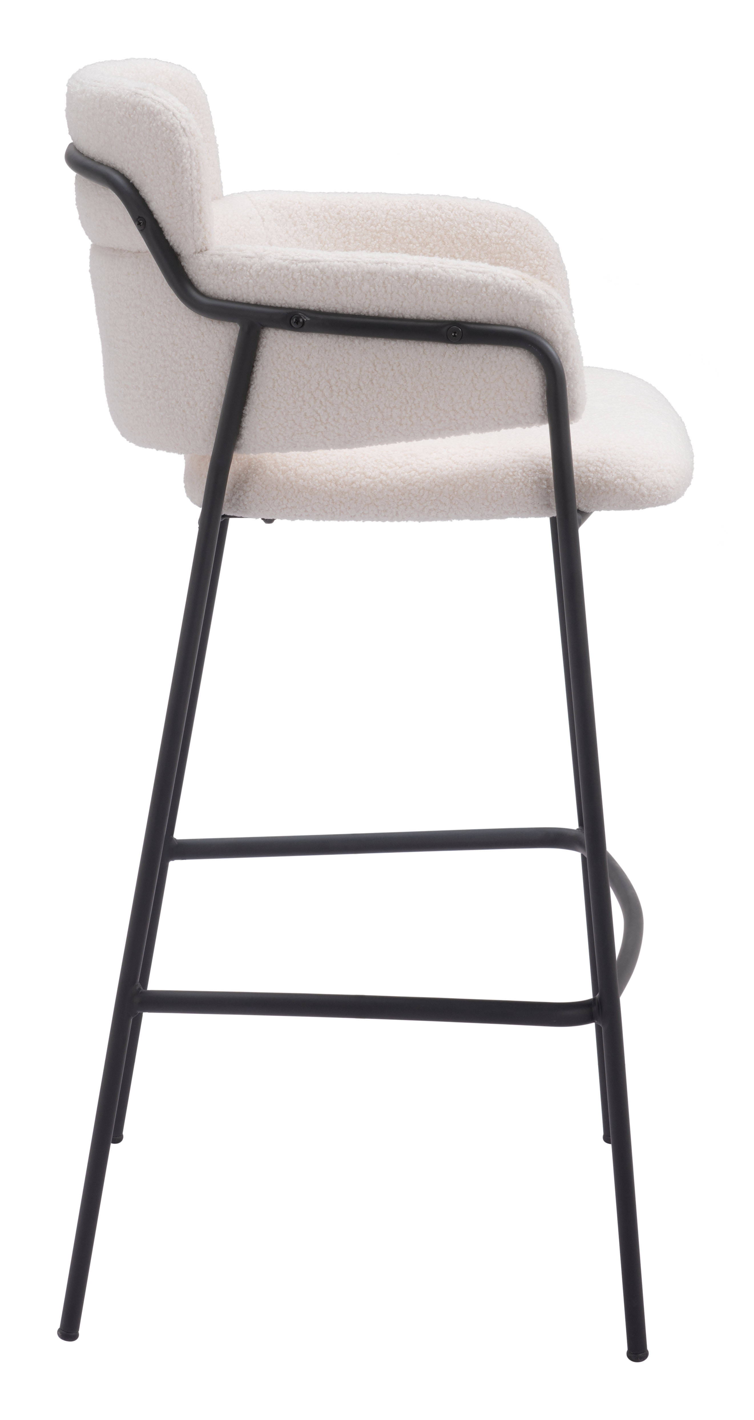 ZUO Marcel Barstool (Set of 2) - Cream