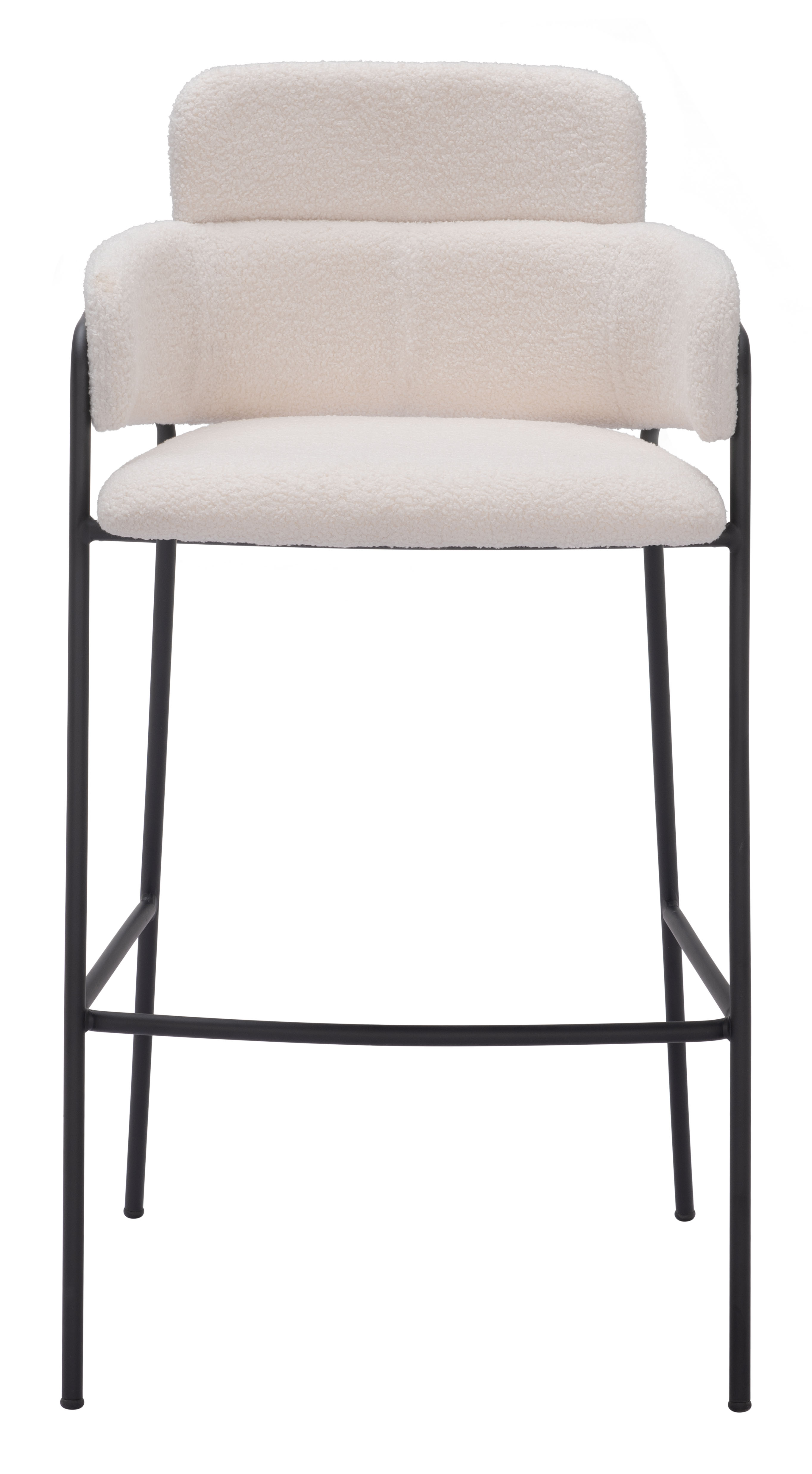 ZUO Marcel Barstool (Set of 2) - Cream