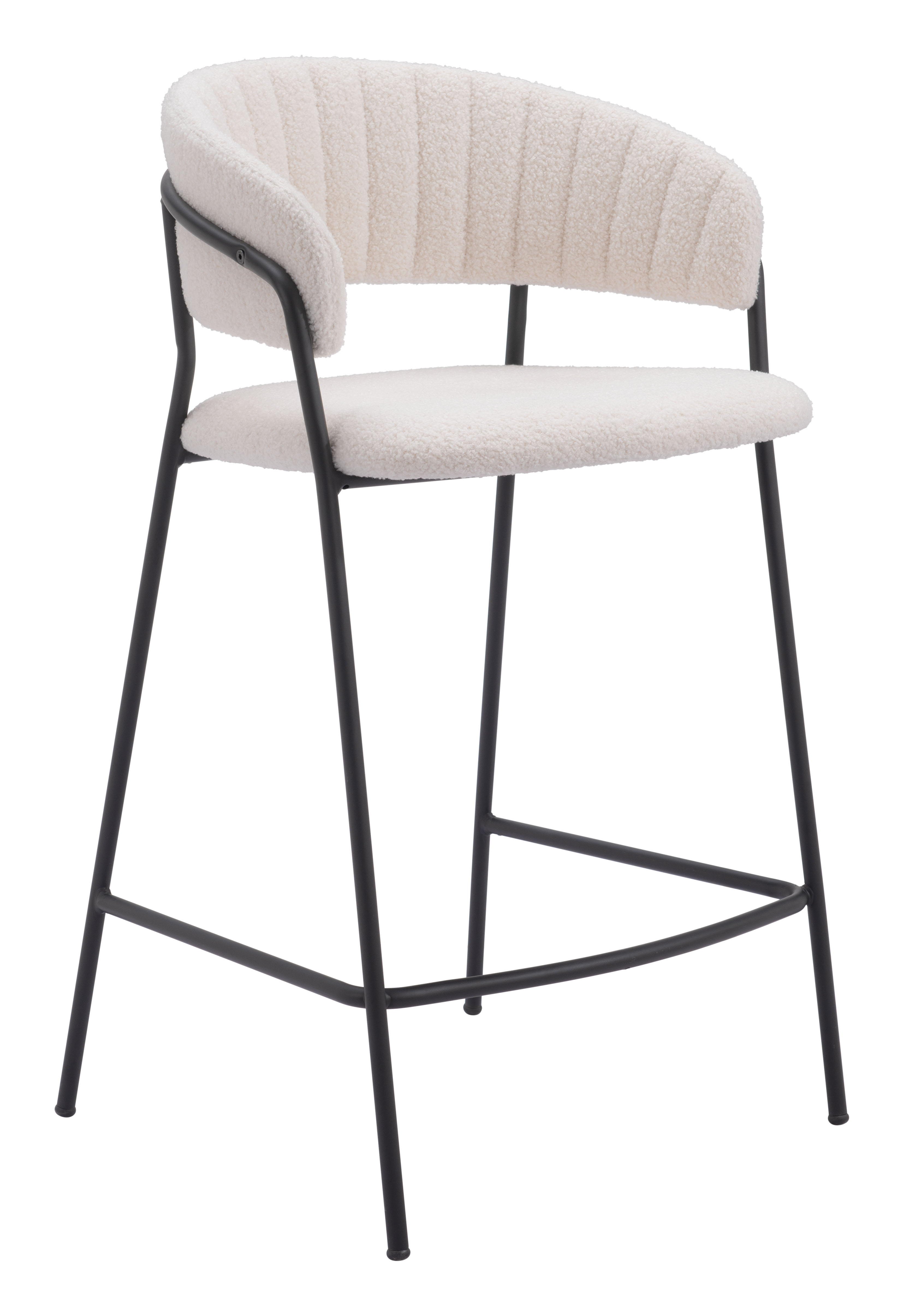 ZUO Josephine Counter Stool (Set of 2) - Cream