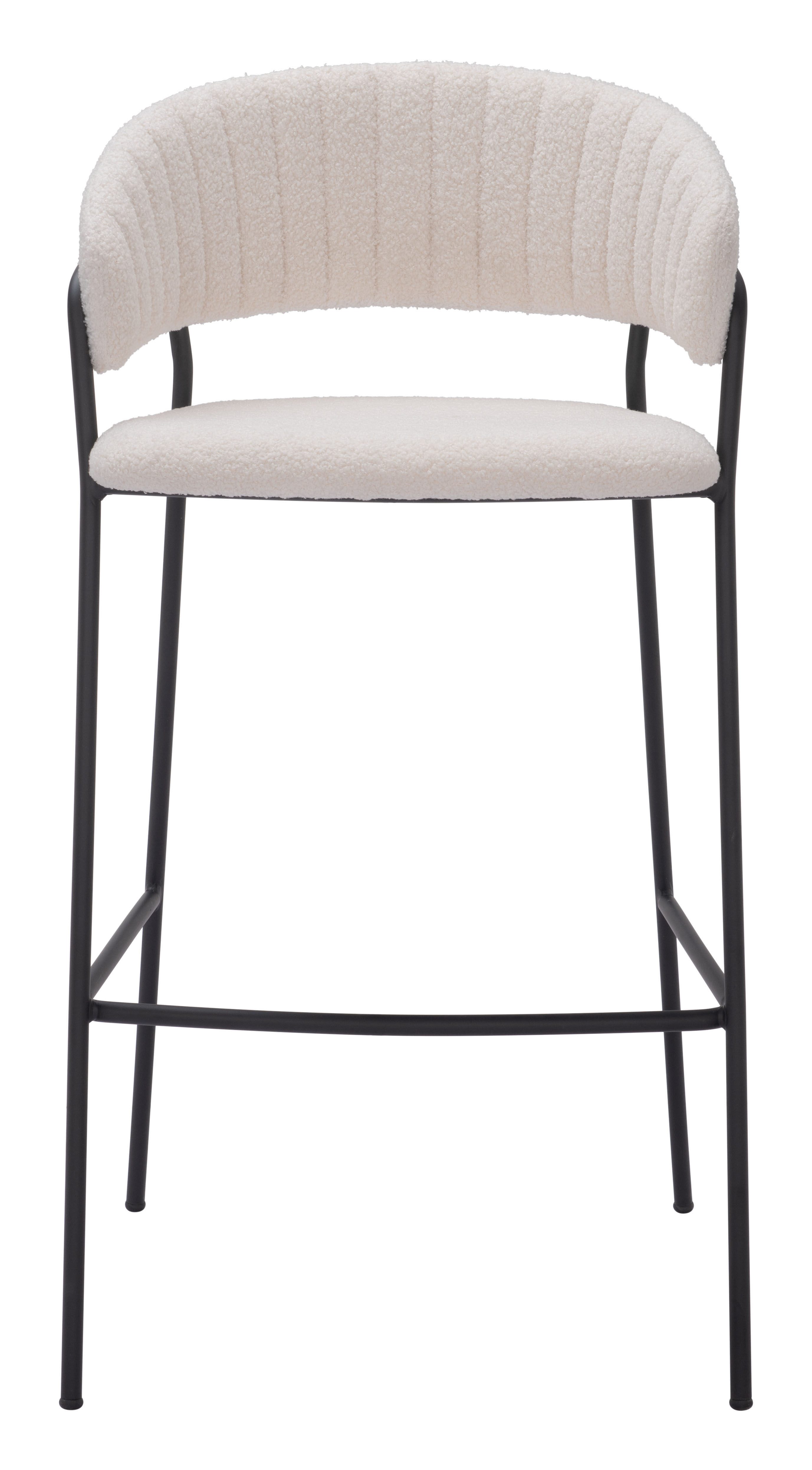 ZUO Josephine Barstool (Set of 2) - Cream