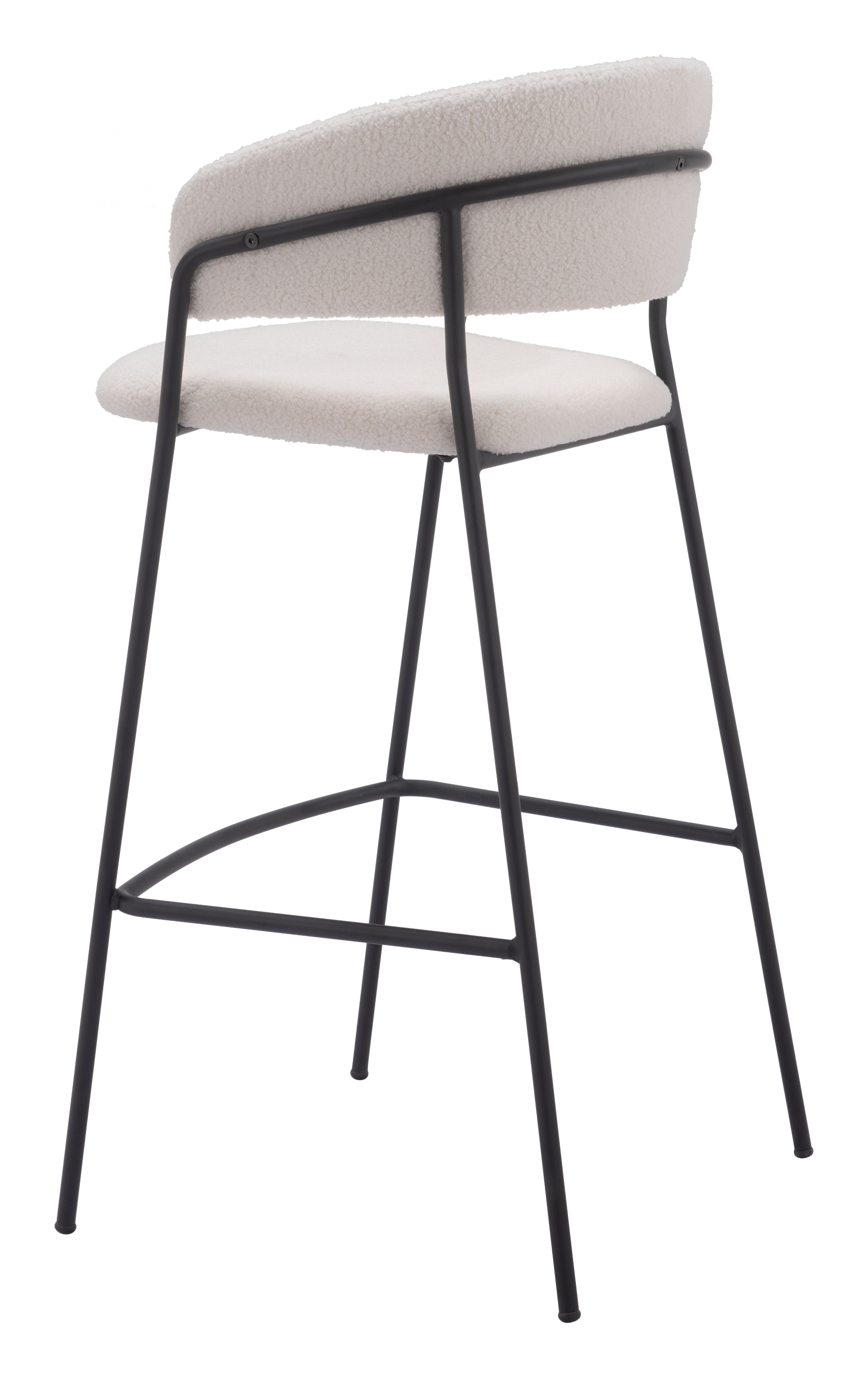 ZUO Josephine Barstool (Set of 2) - Cream