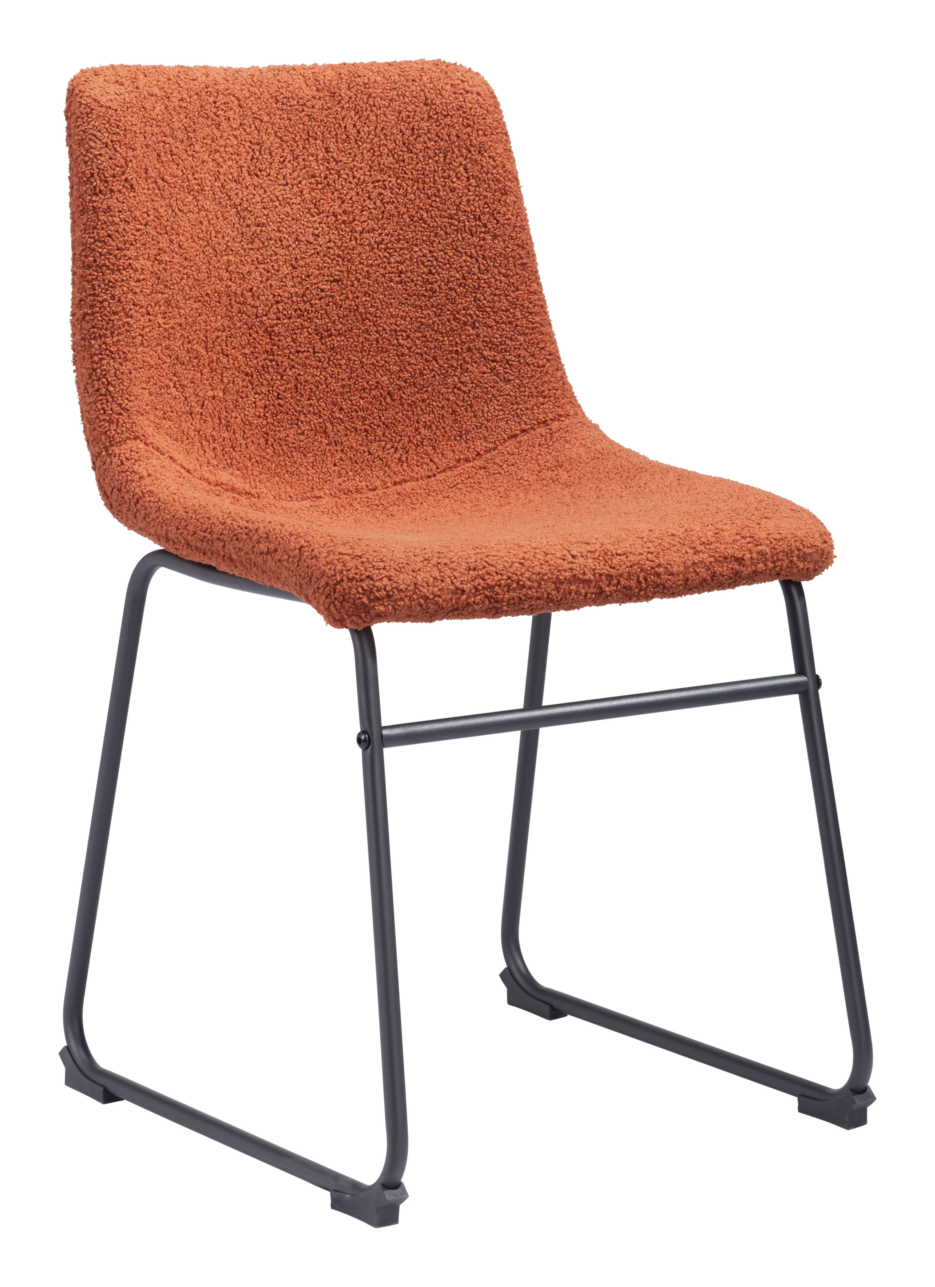 ZUO Smart Dining Chair (Set of 2) - Burnt Orange