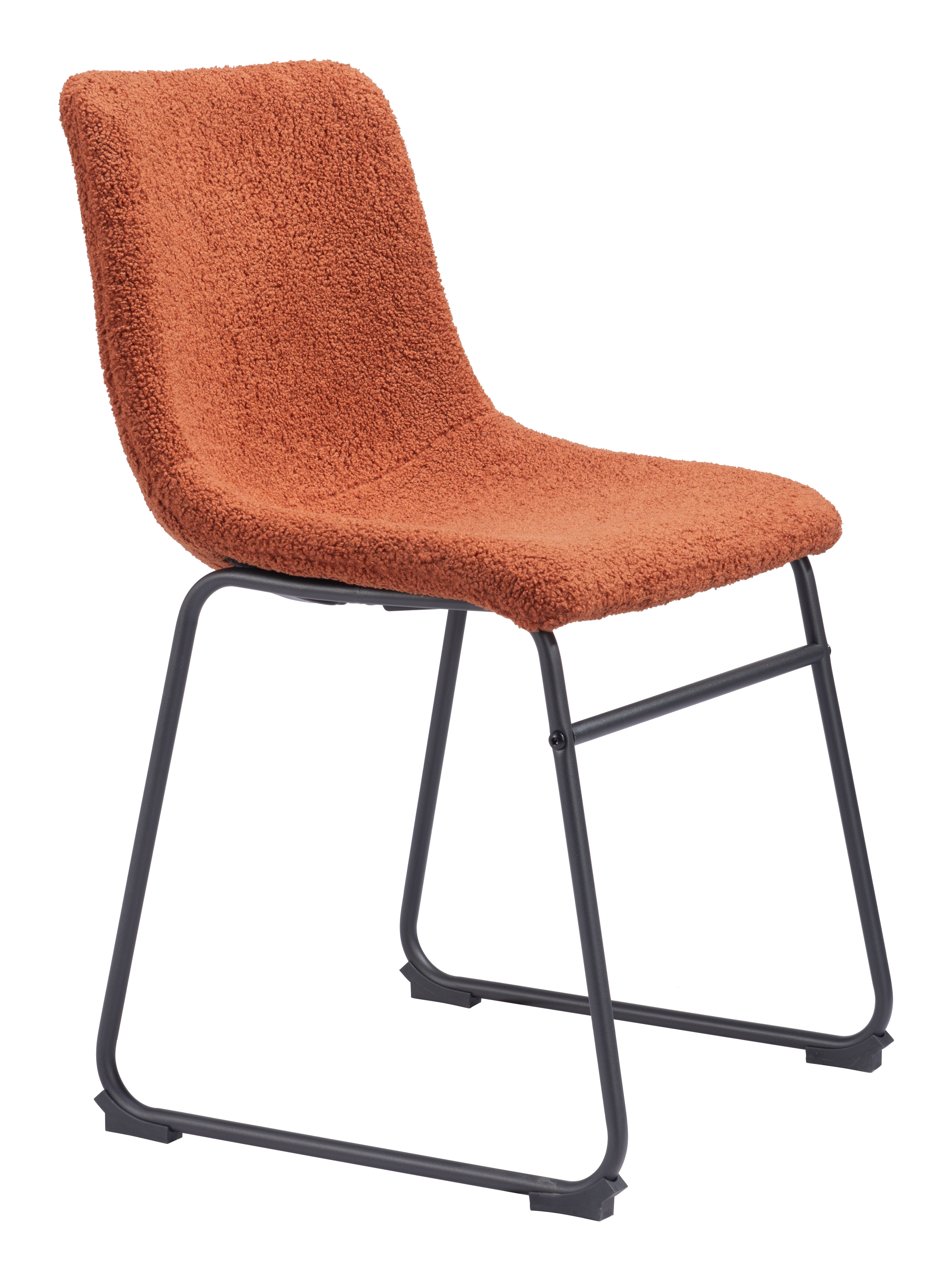 ZUO Smart Dining Chair (Set of 2) - Burnt Orange