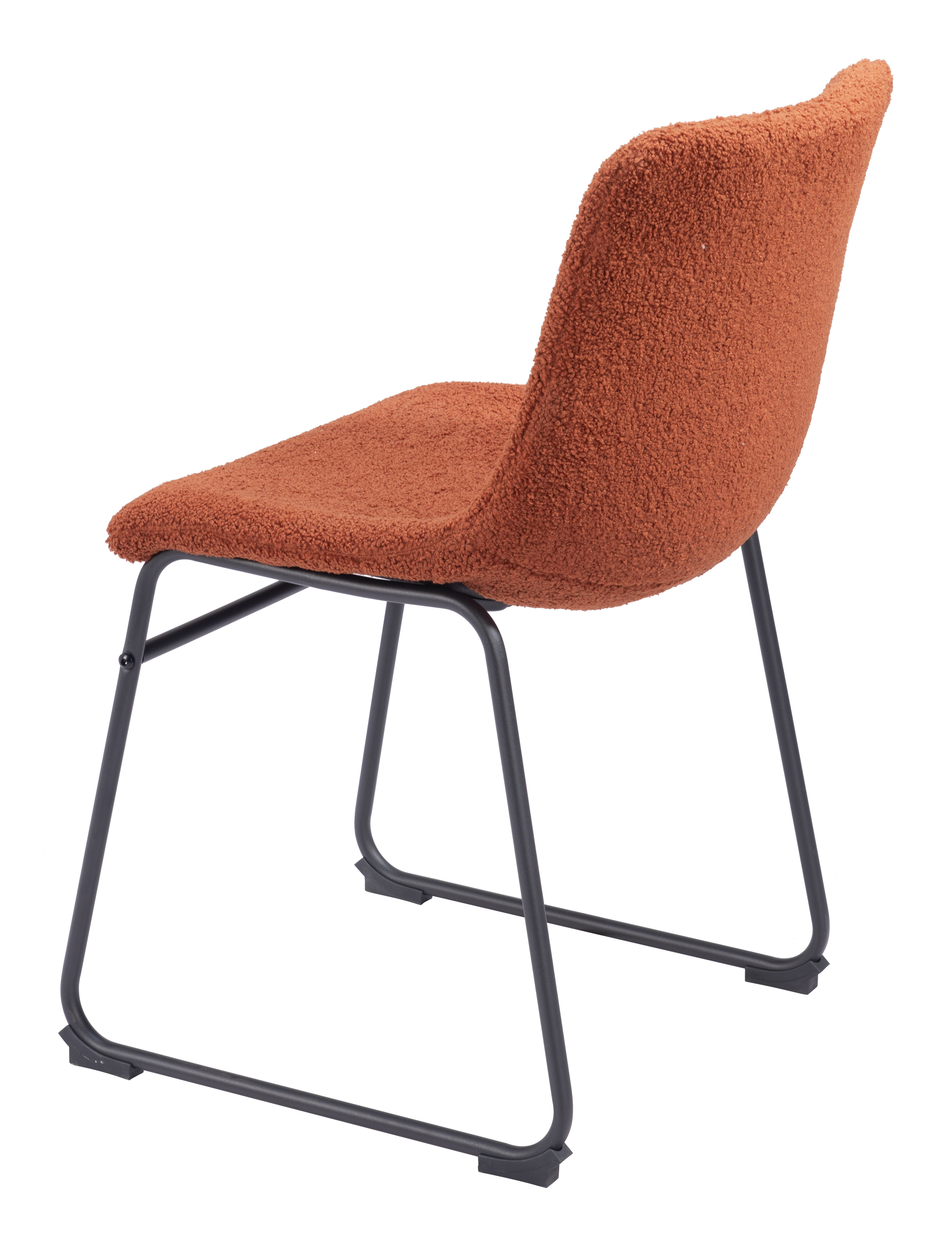 ZUO Smart Dining Chair (Set of 2) - Burnt Orange