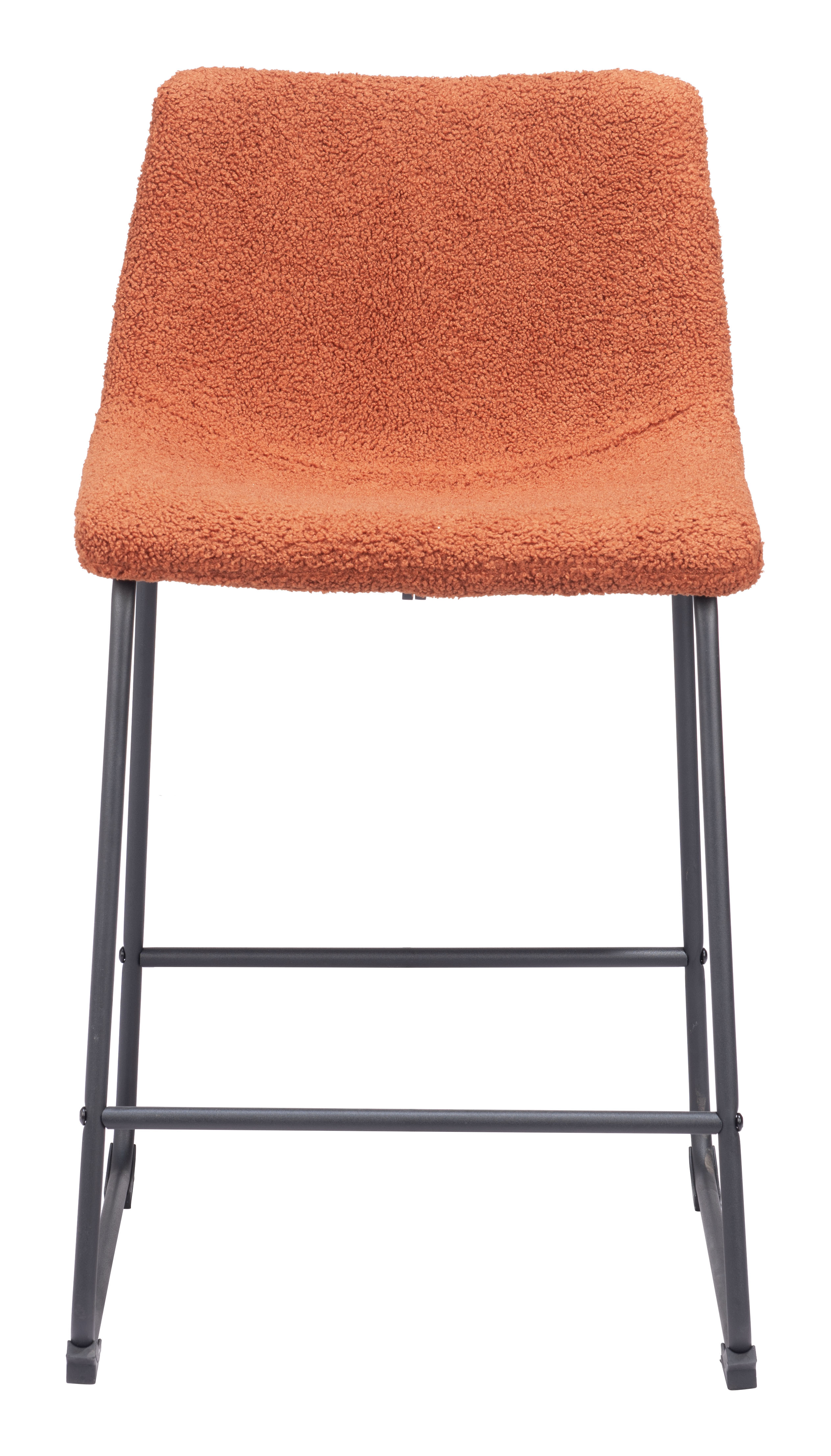 ZUO Smart Counter Stool (Set of 2) - Burnt Orange