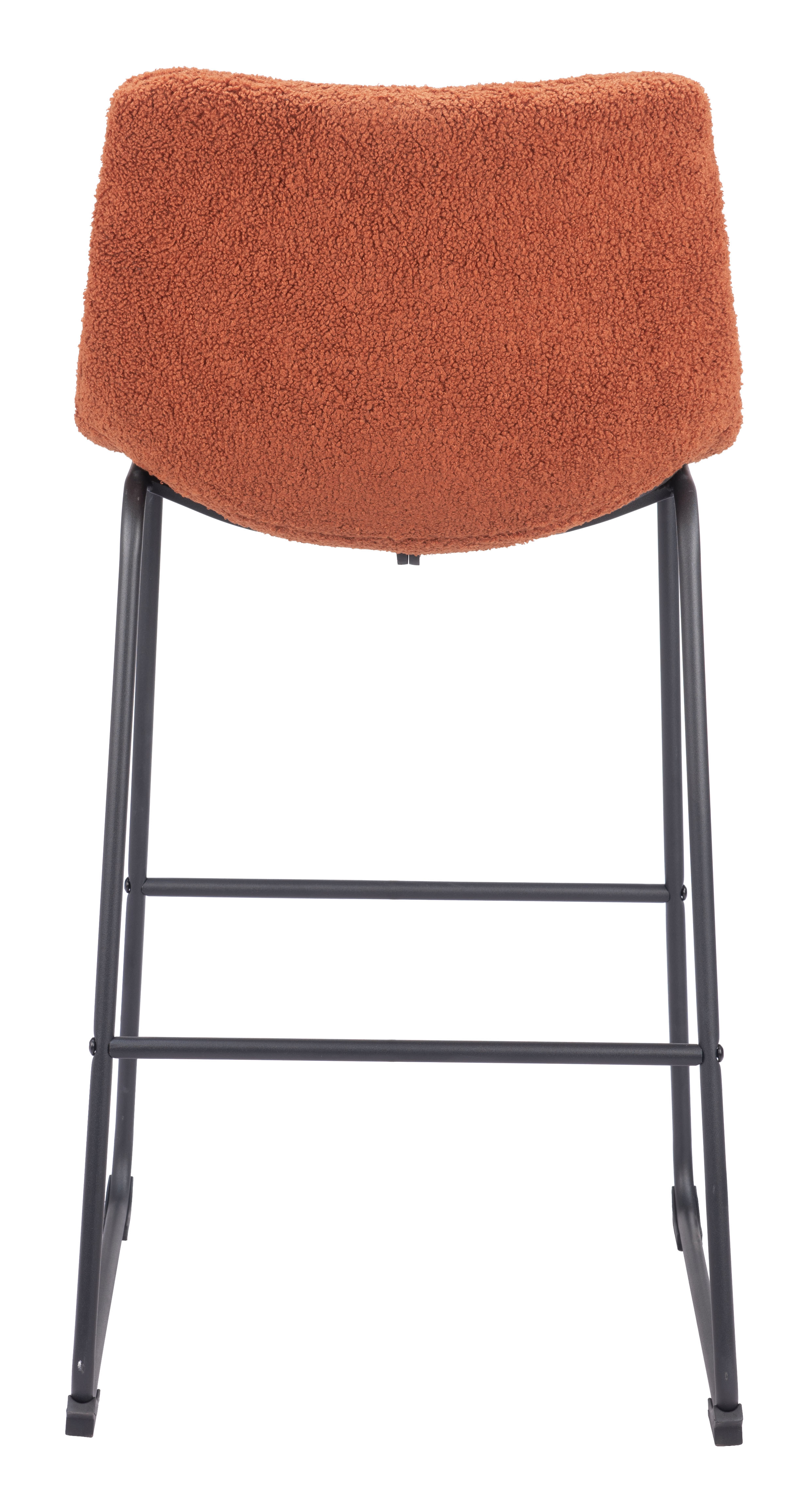 ZUO Smart Barstool (Set of 2) - Burnt Orange