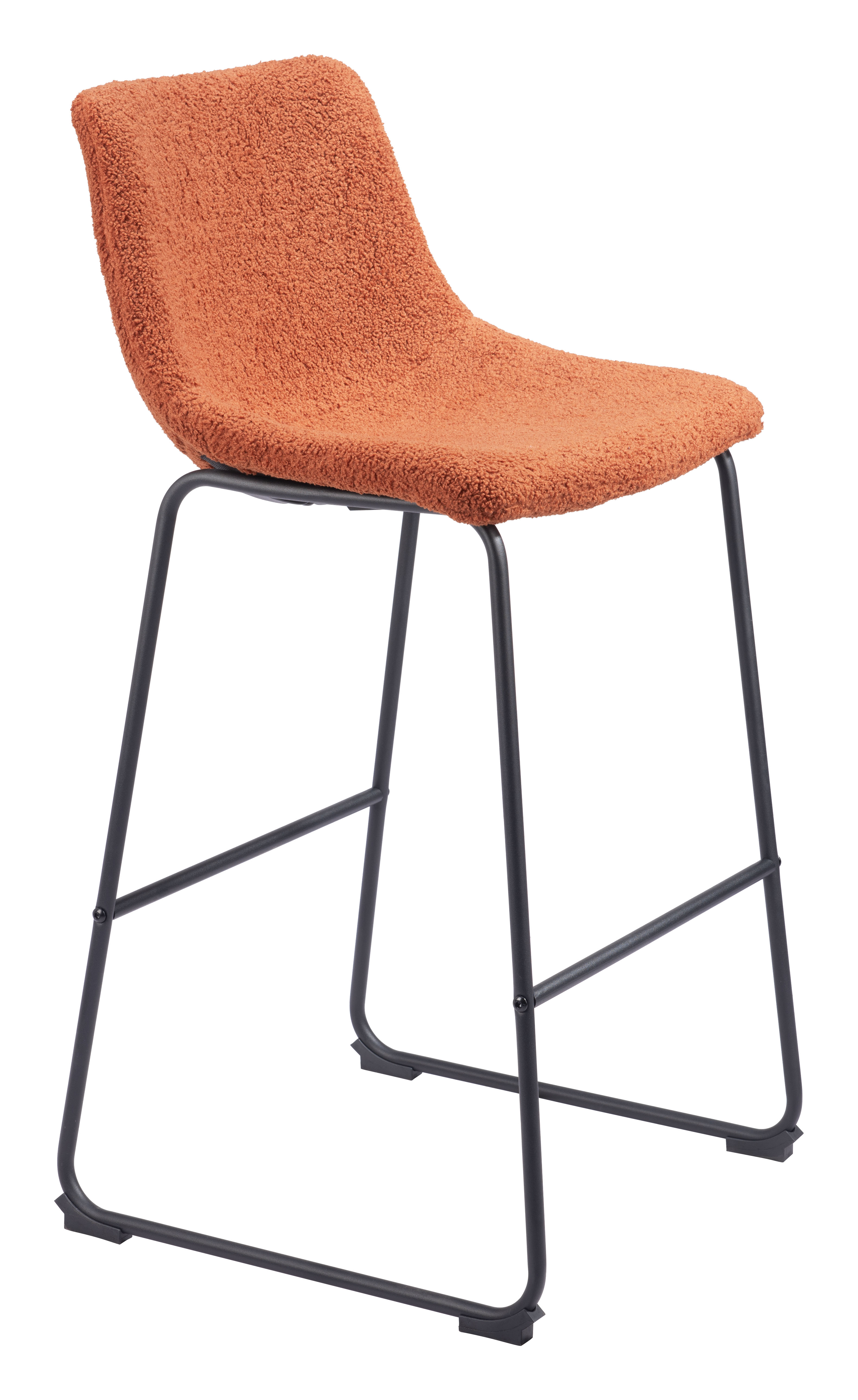 ZUO Smart Barstool (Set of 2) - Burnt Orange