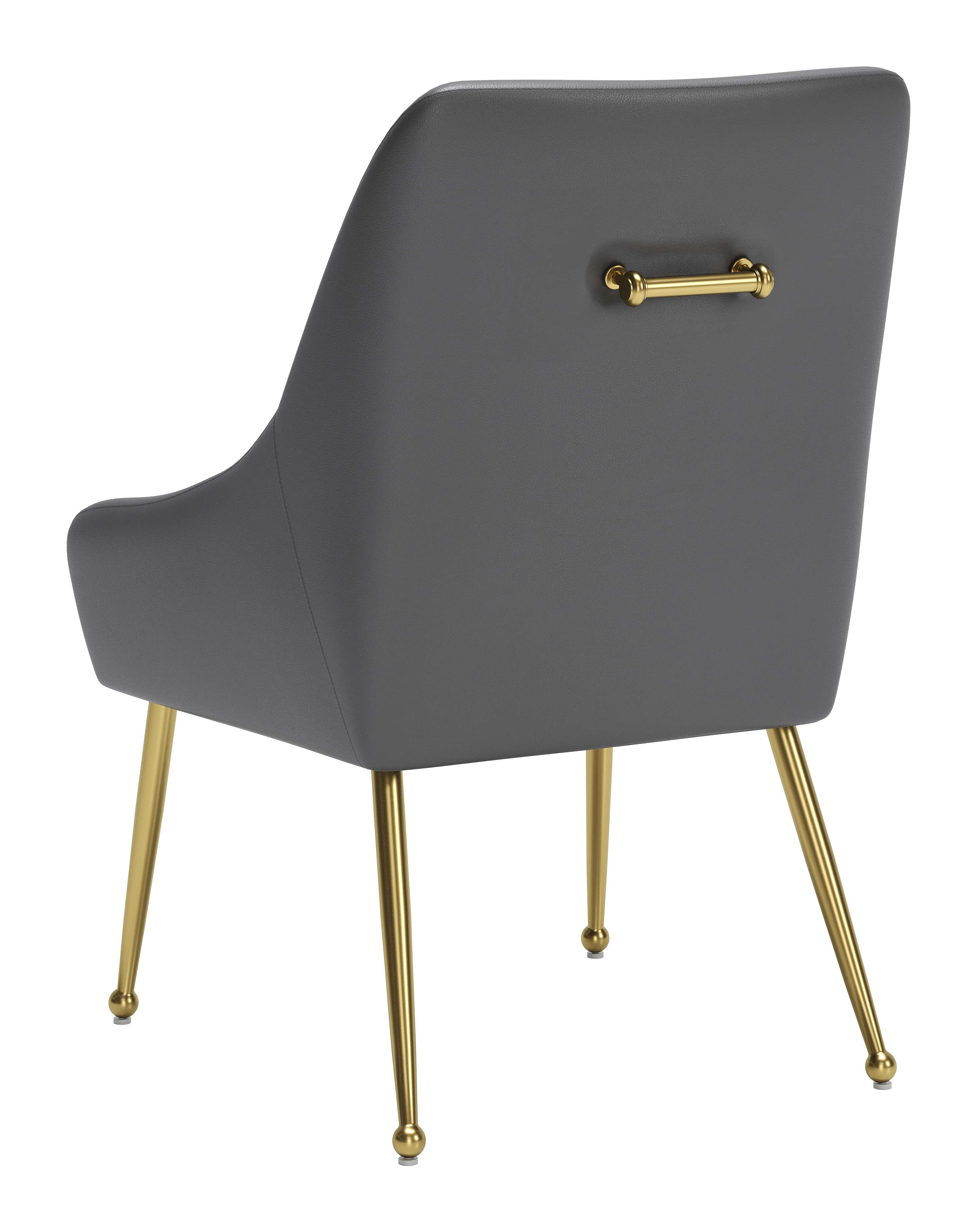 ZUO Maxine Dining Chair - Gray/Gold