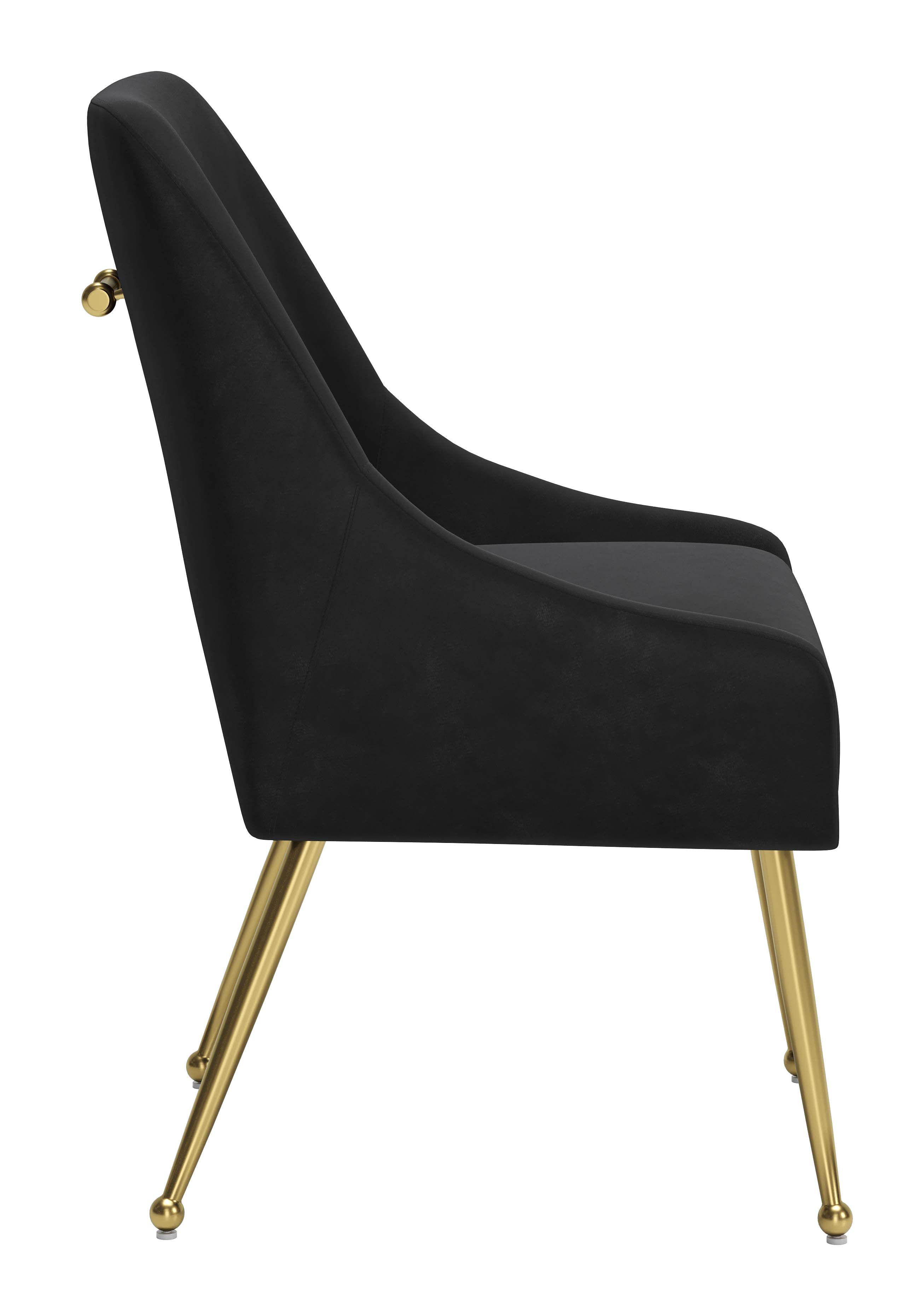 ZUO Maxine Dining Chair - Black/Gold