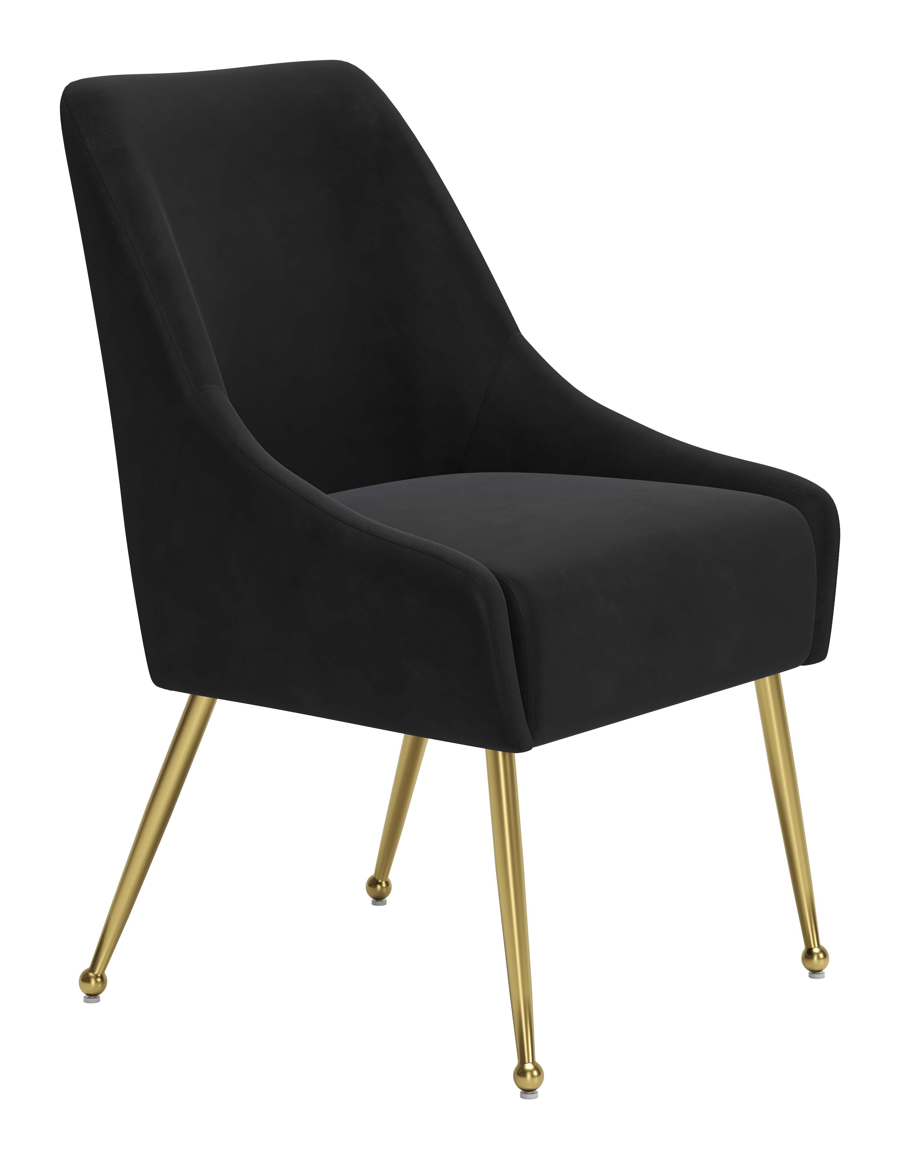 ZUO Maxine Dining Chair - Black/Gold