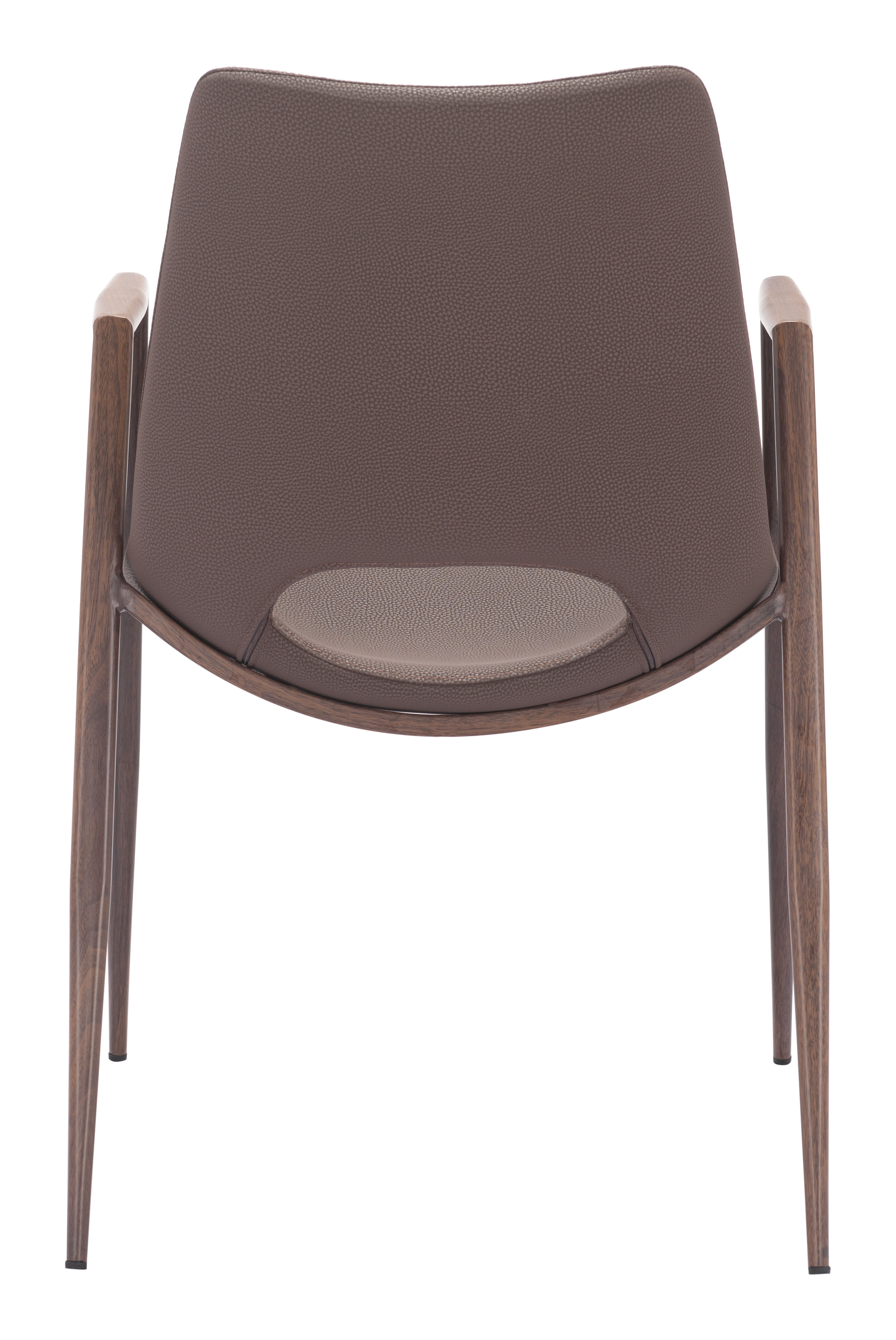 ZUO Desi Dining Chair (Set of 2) - Brown/Walnut