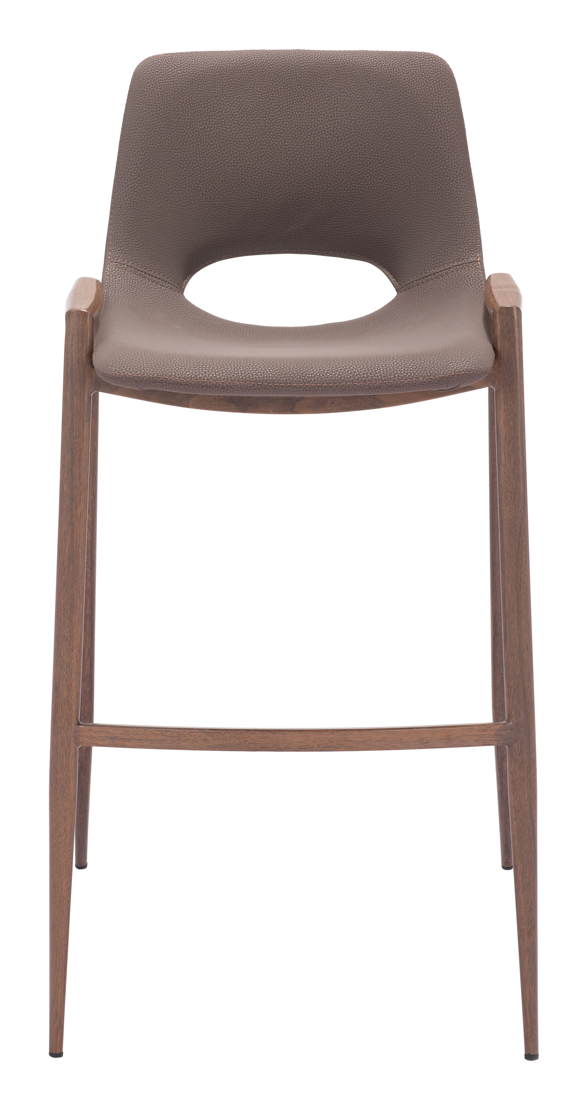 ZUO Desi Barstool (Set of 2) - Brown/Walnut