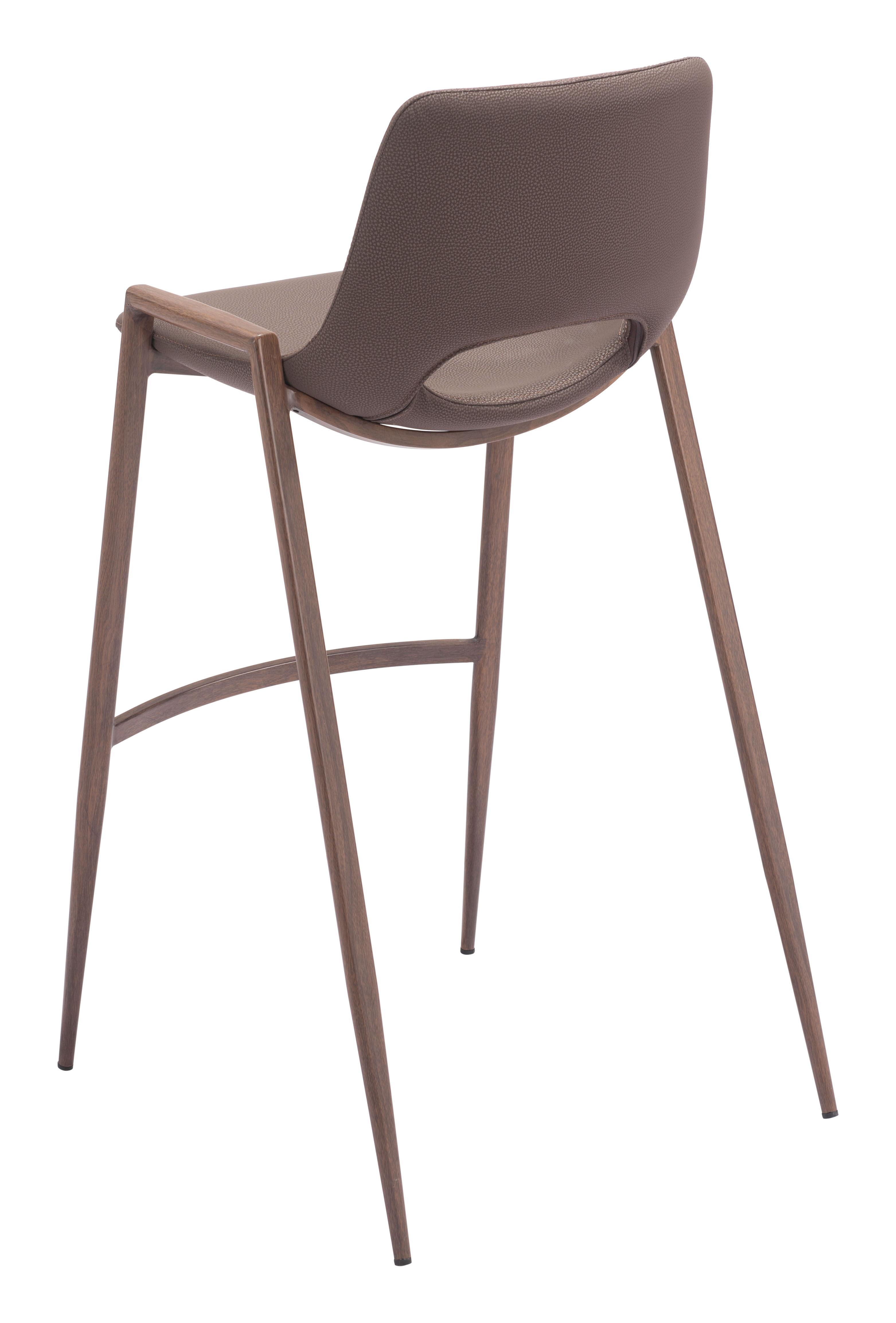 ZUO Desi Barstool (Set of 2) - Brown/Walnut