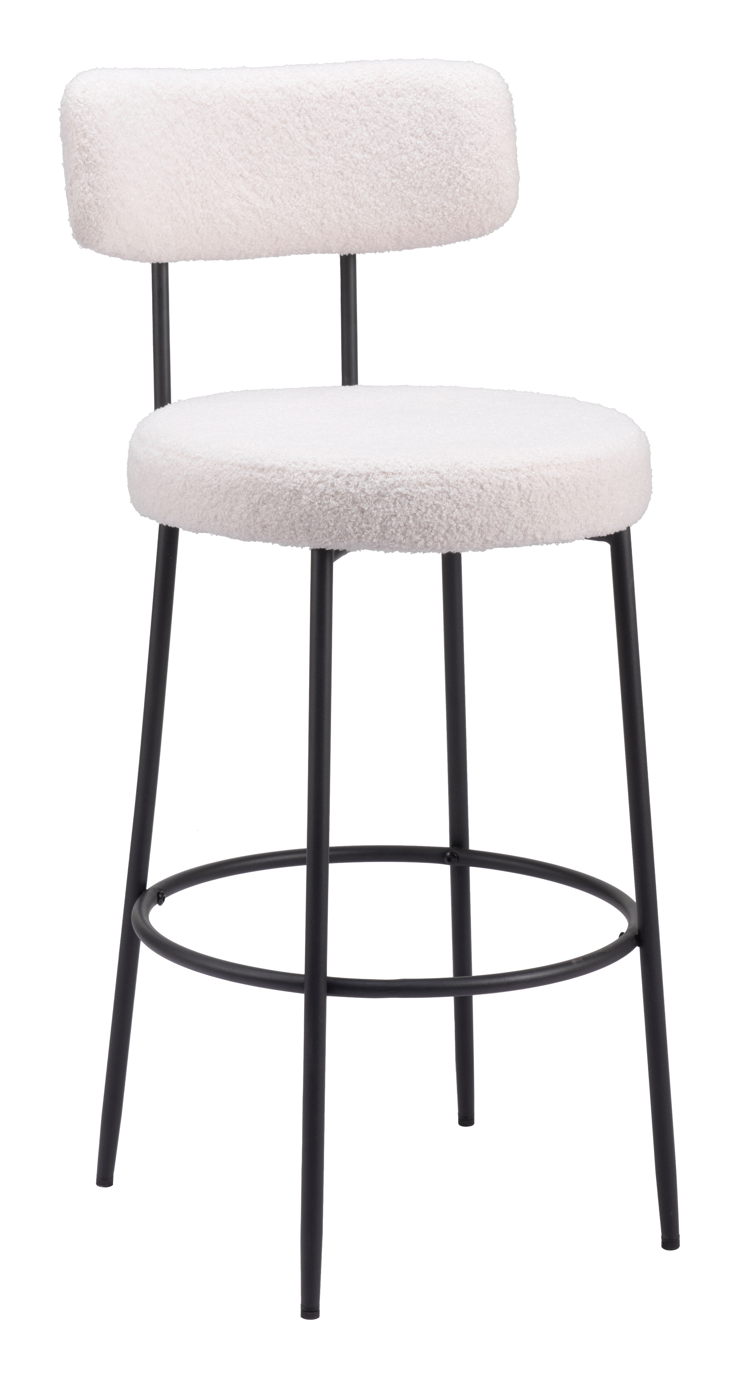 ZUO - Blanca Barstool (Set of 2) in Ivory