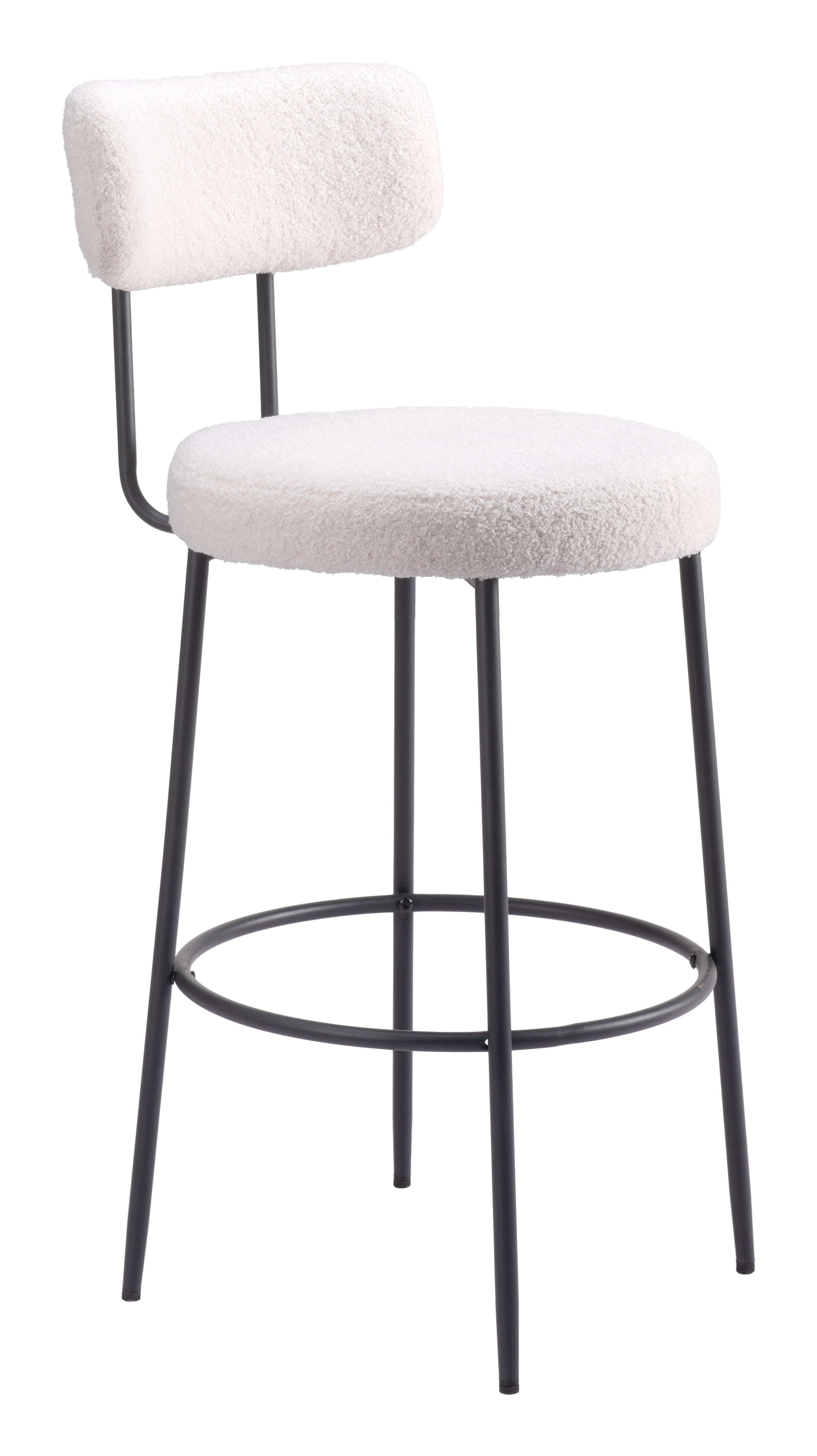 ZUO - Blanca Barstool (Set of 2) in Ivory