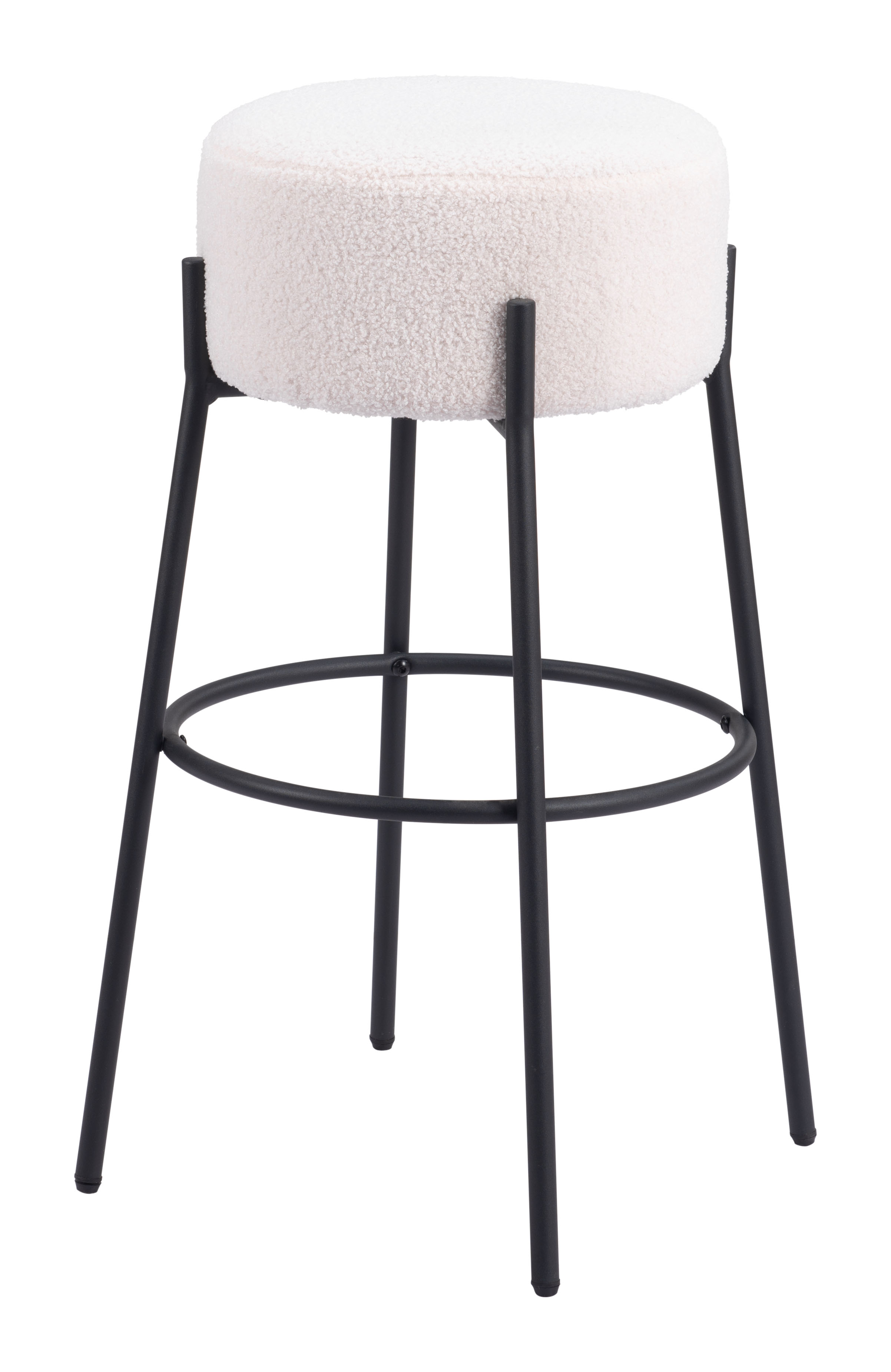 ZUO - Blanche Barstool (Set of 2) in Ivory